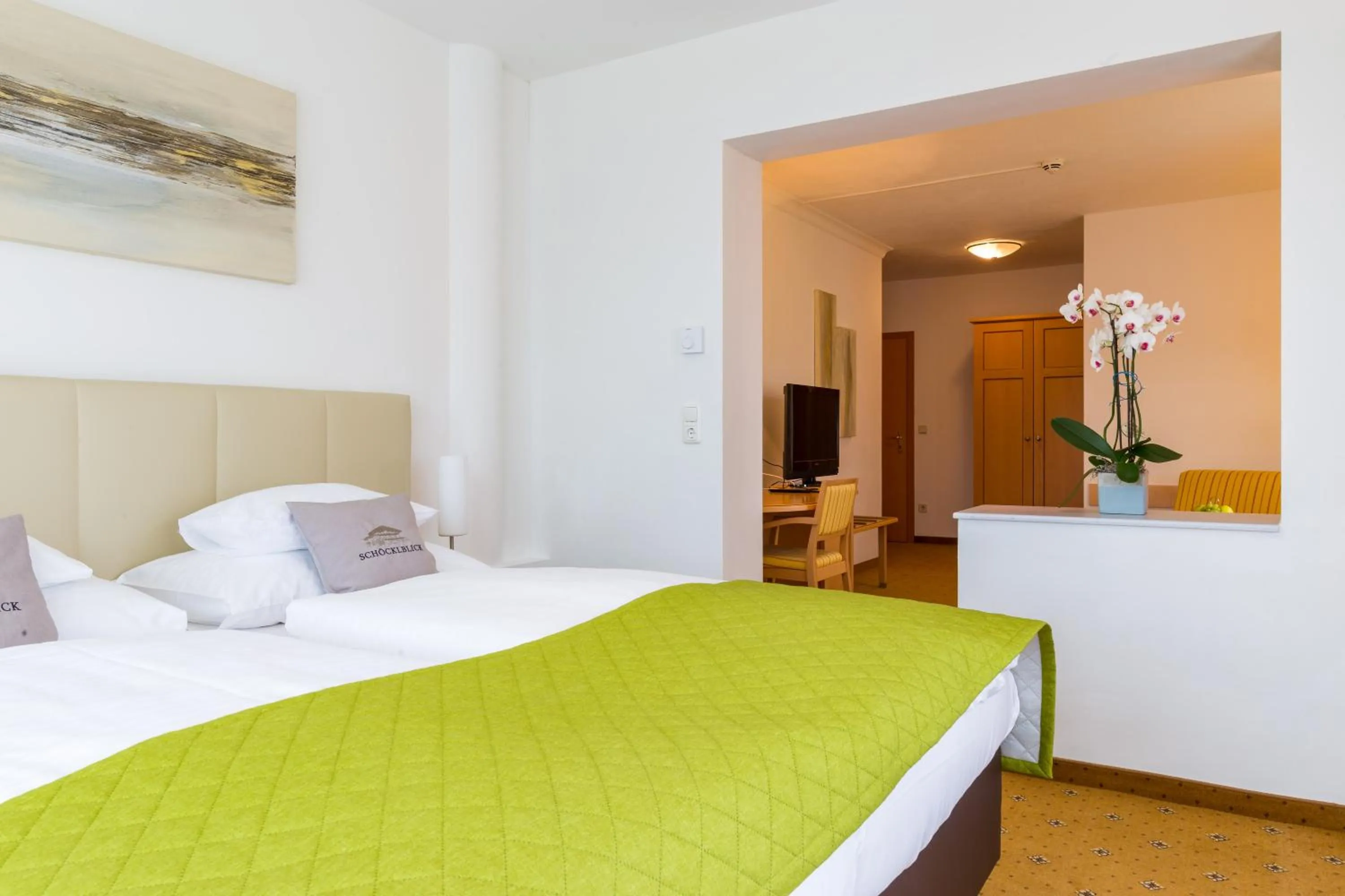 Bed in Der Trattner - Hotel Trattnerhof & Hotel Schöcklblick