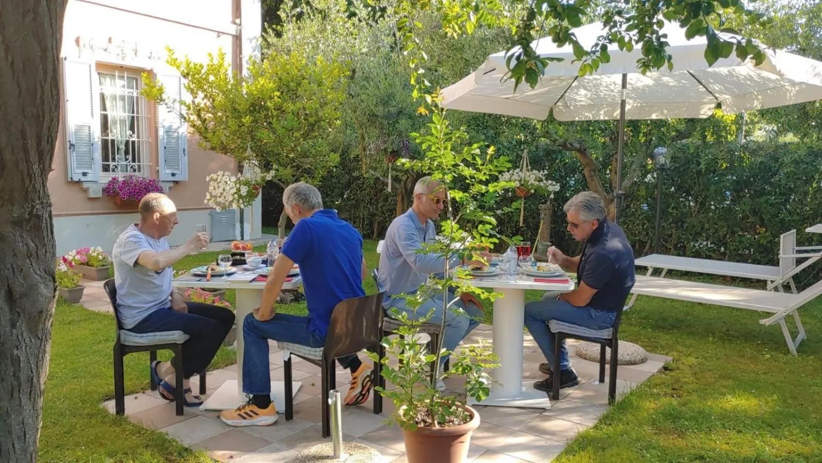 Garden in Villa Liberty B&B