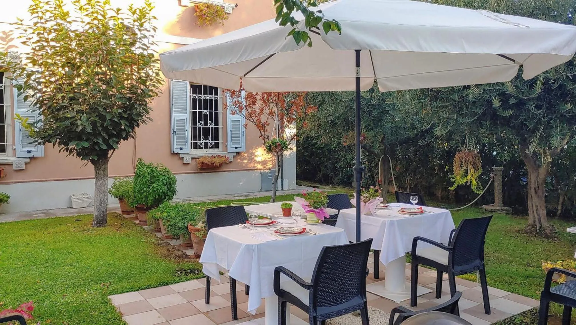 Garden in Villa Liberty B&B