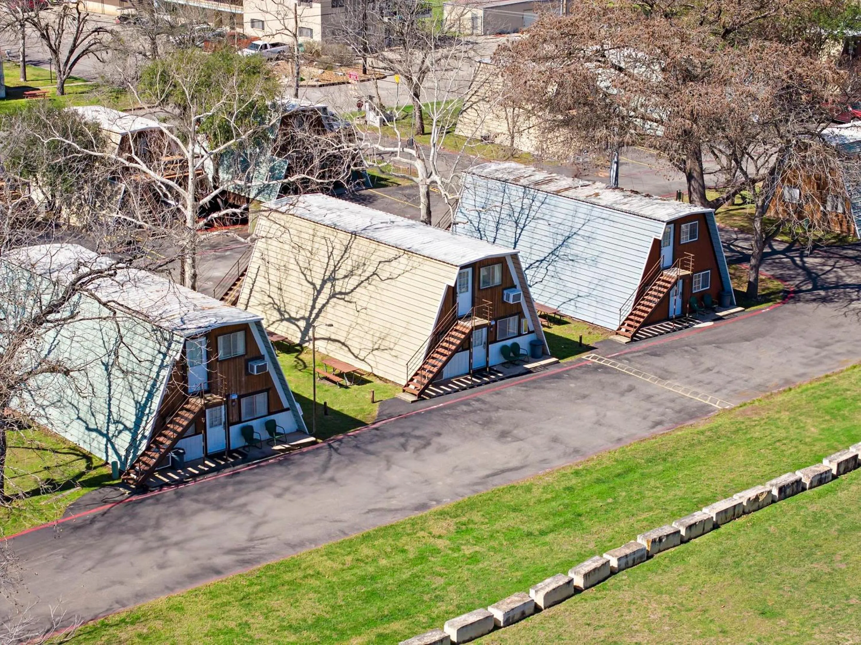 Bird's eye view in Heidelberg Lodges