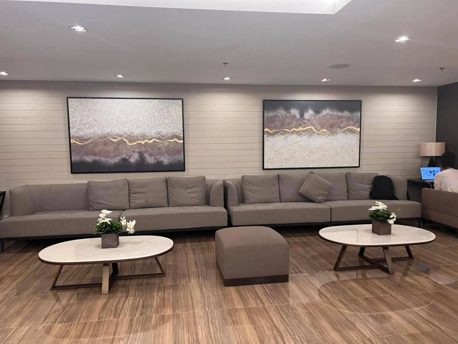 Seating area in Makati Business District Residences