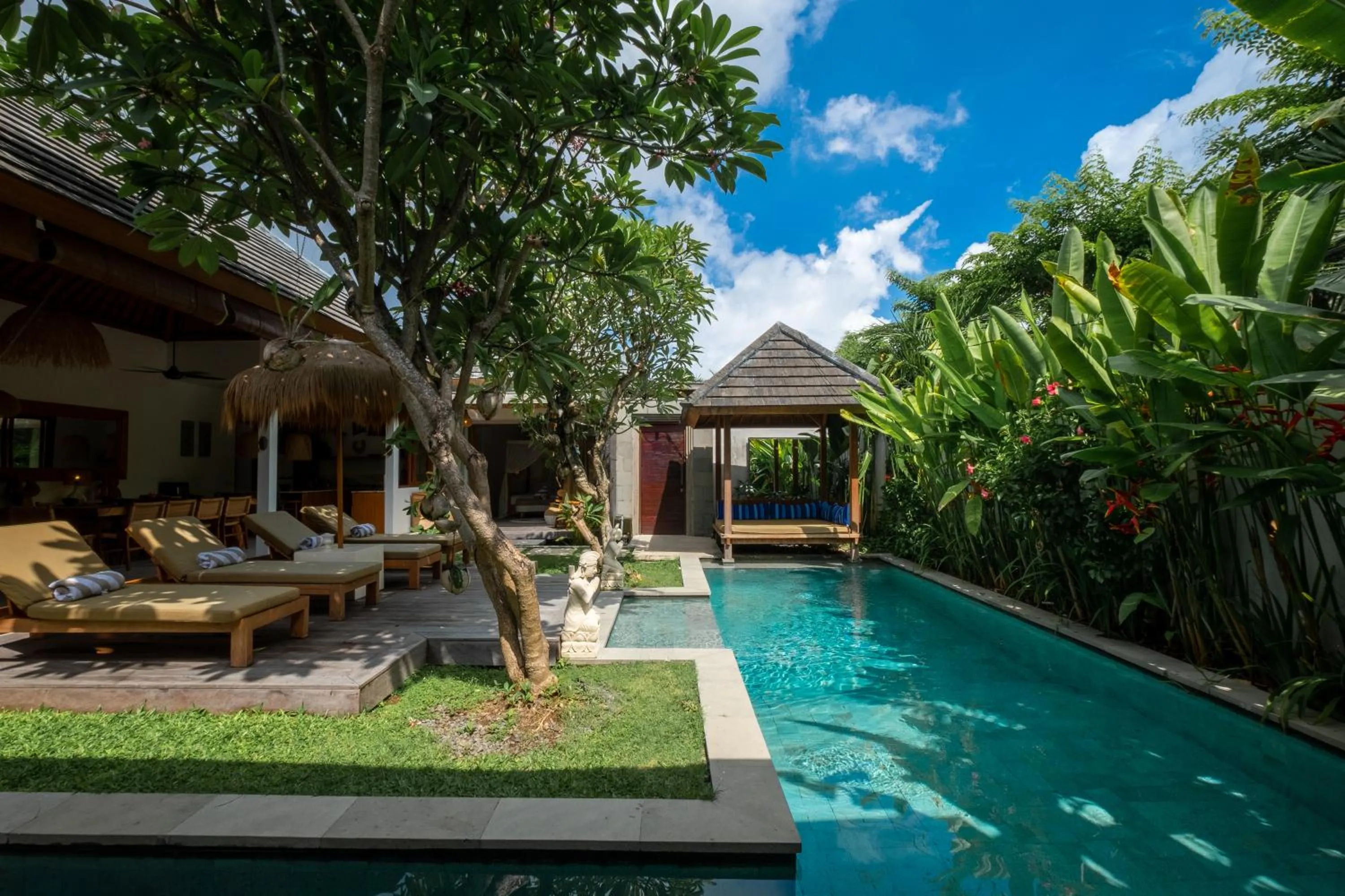 Pool view in Villa Pacha Seminyak