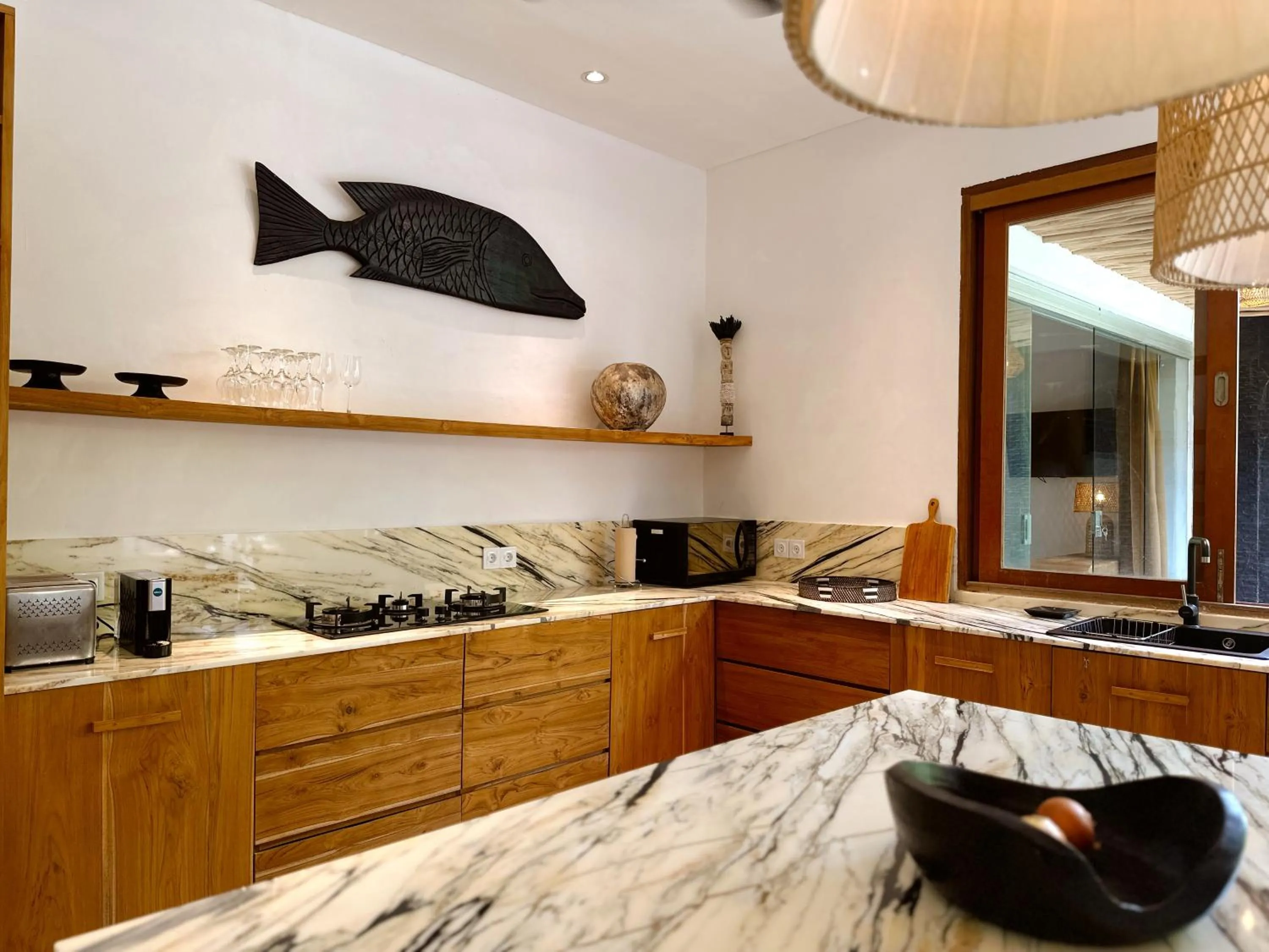 kitchen in Villa Pacha Seminyak