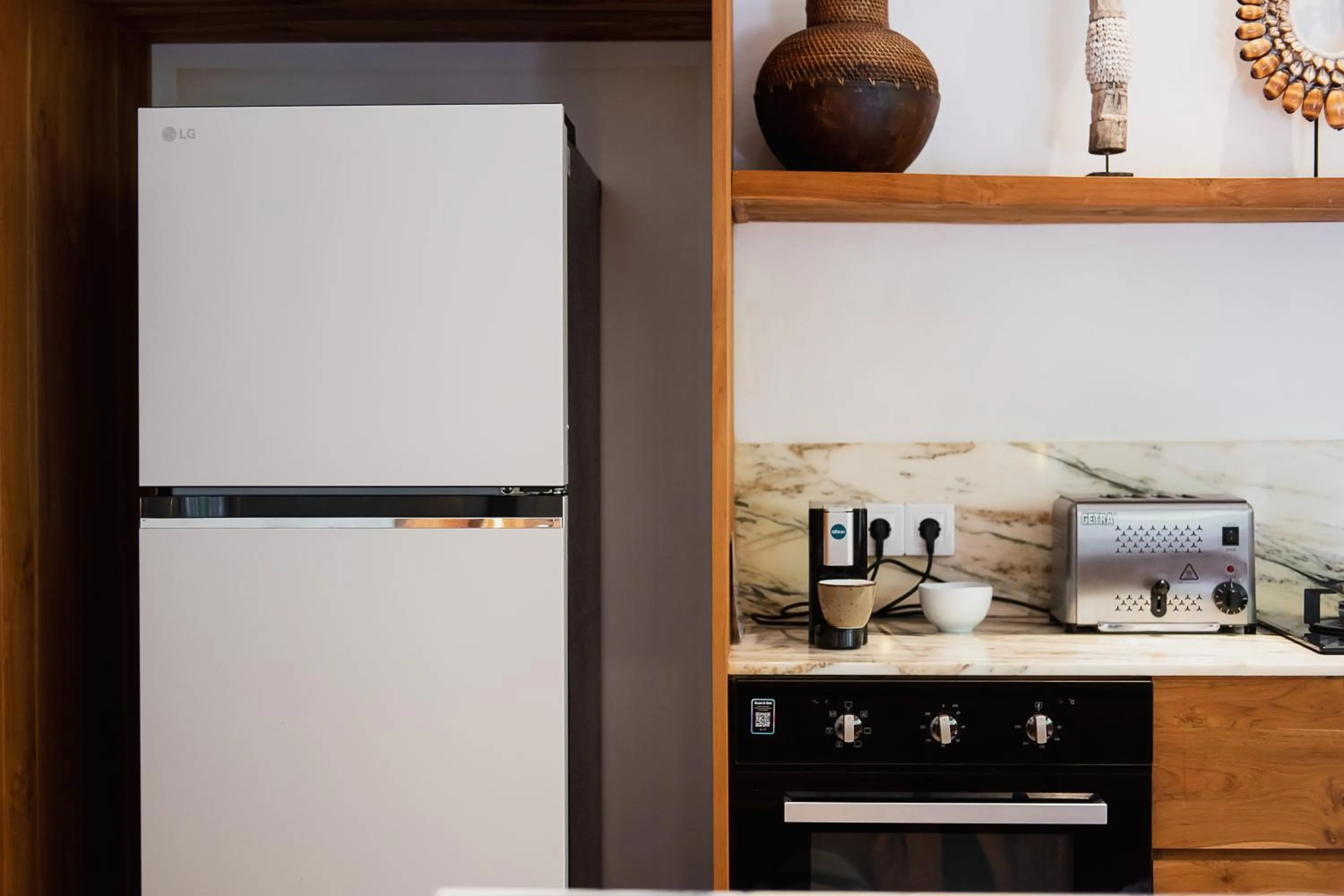 Kitchen or kitchenette in Villa Pacha Seminyak