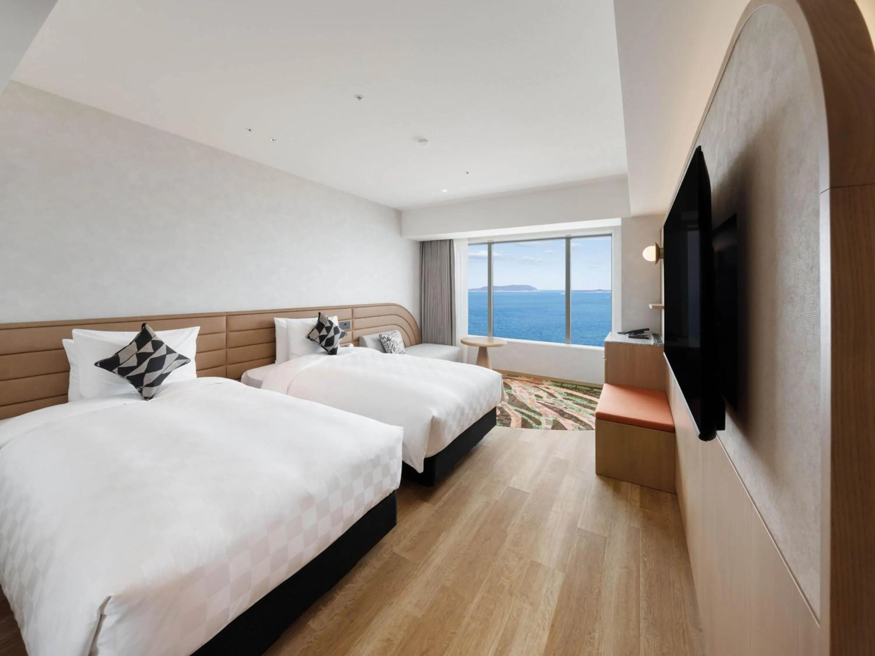 Deluxe Twin Room (3 Adult) - single occupancy in Fukuoka Prince Hotel Momochihama