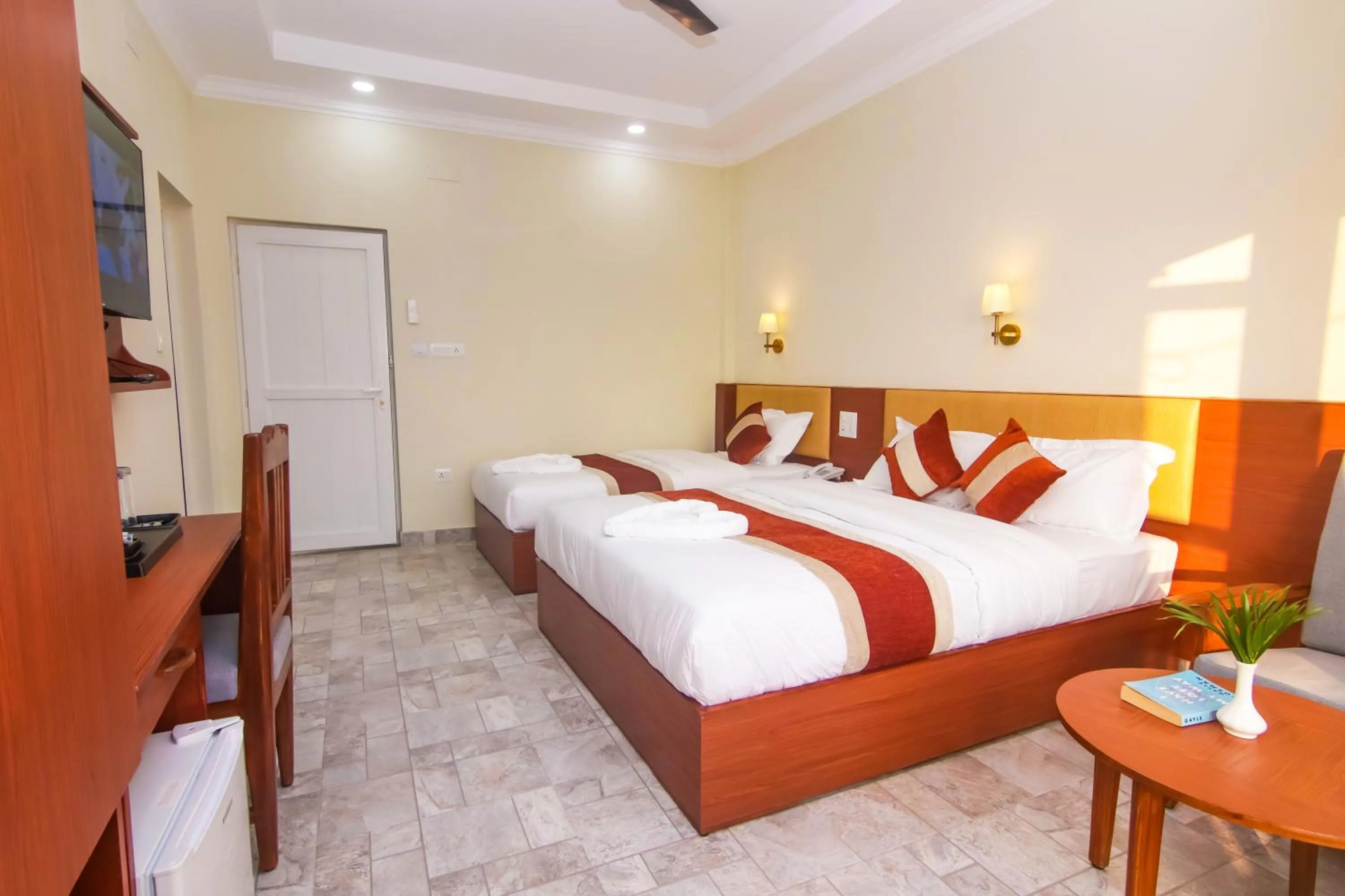 Bedroom, Bed in Hotel Yatra Sauraha Pvt Ltd