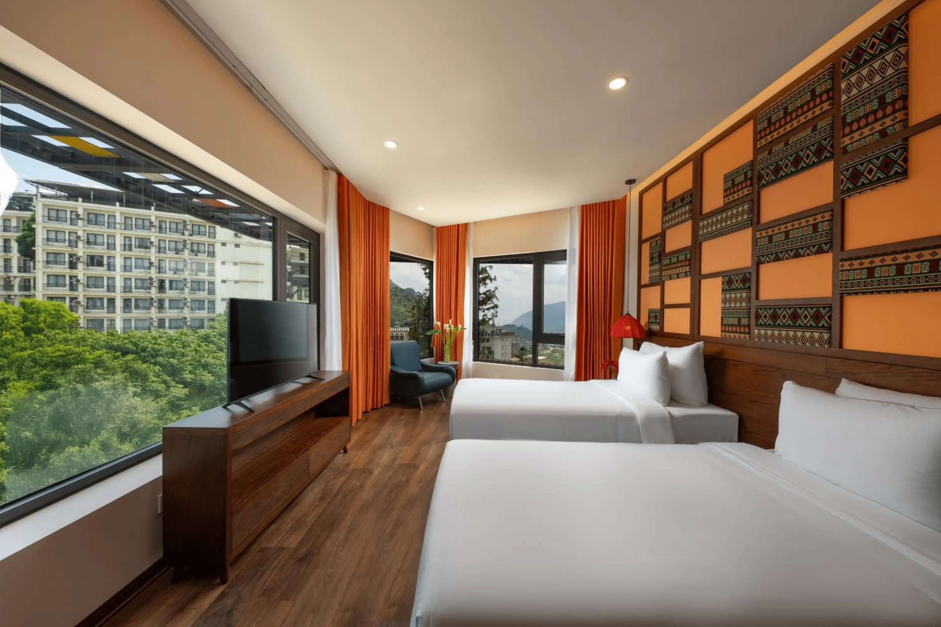Bed in Lestar Hotel Sapa