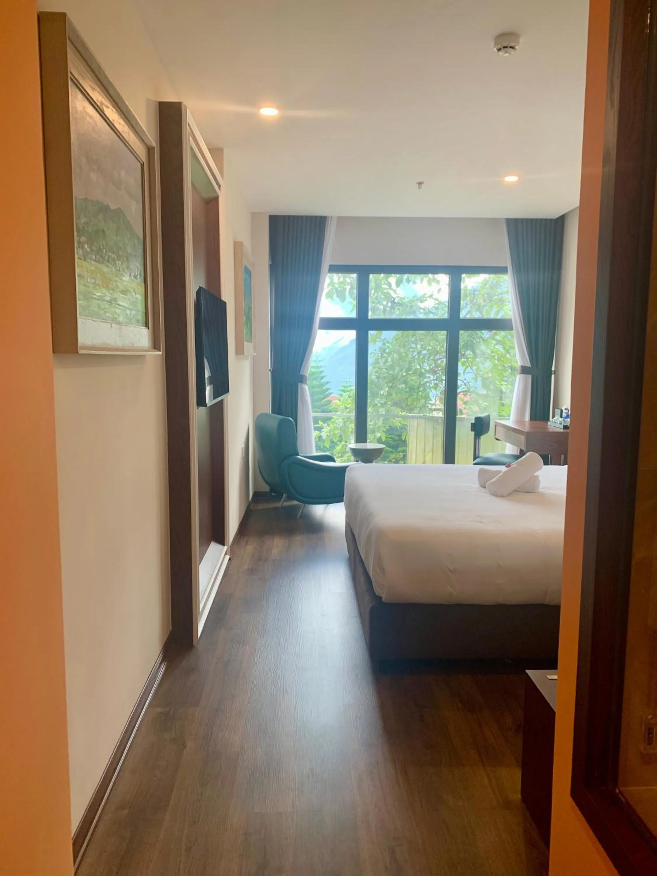 Bed in Lestar Hotel Sapa