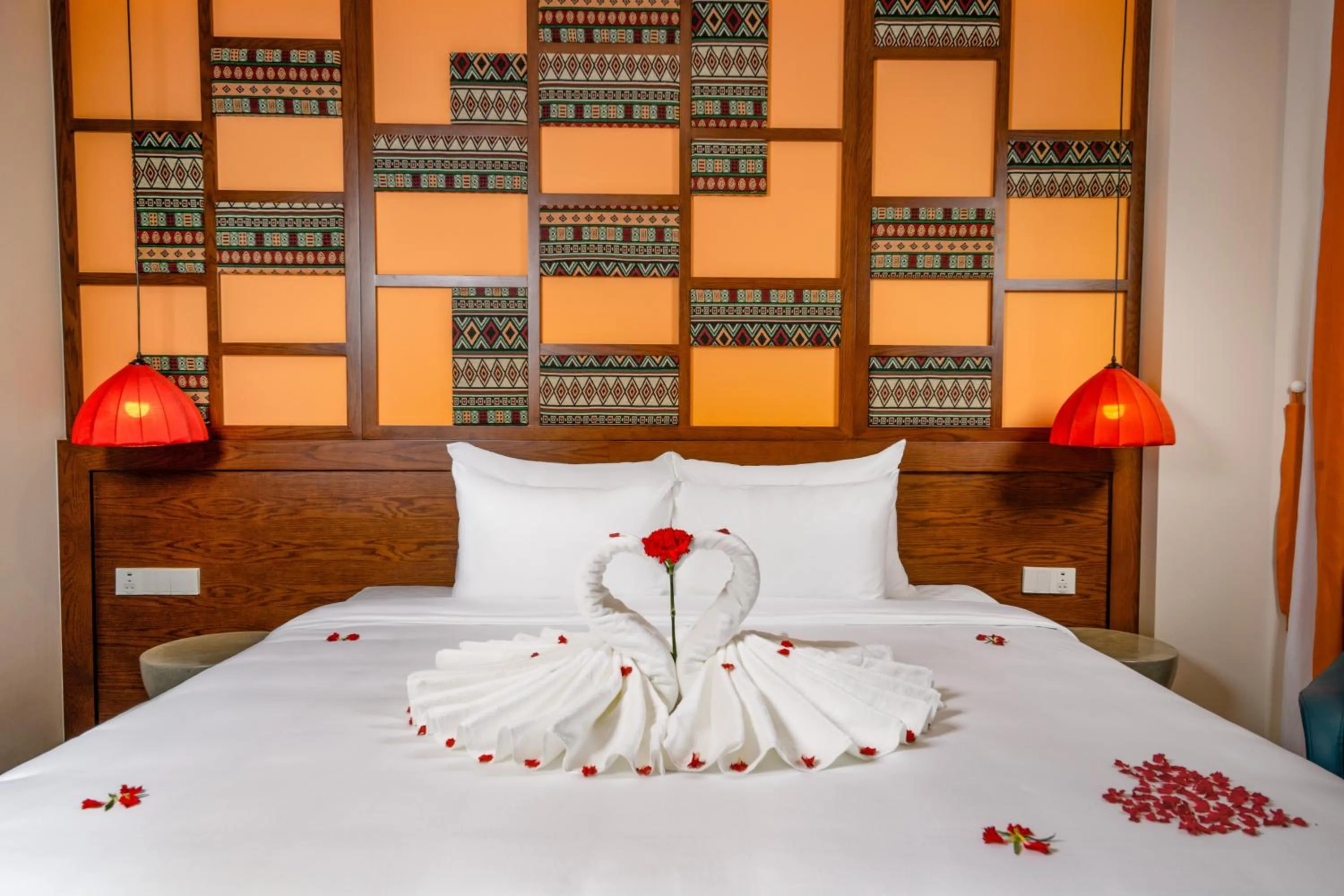 Bed in Lestar Hotel Sapa