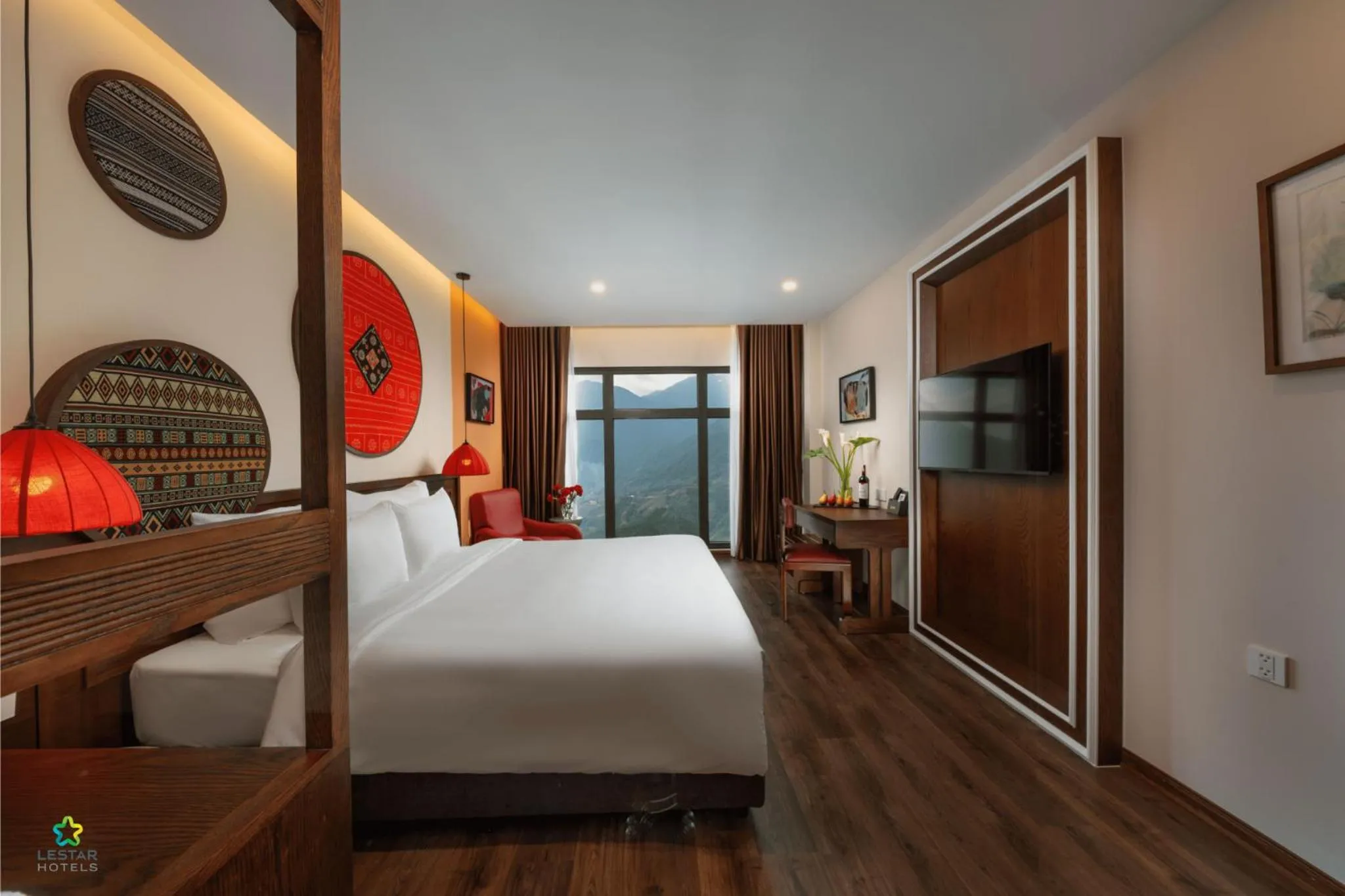Bed in Lestar Hotel Sapa
