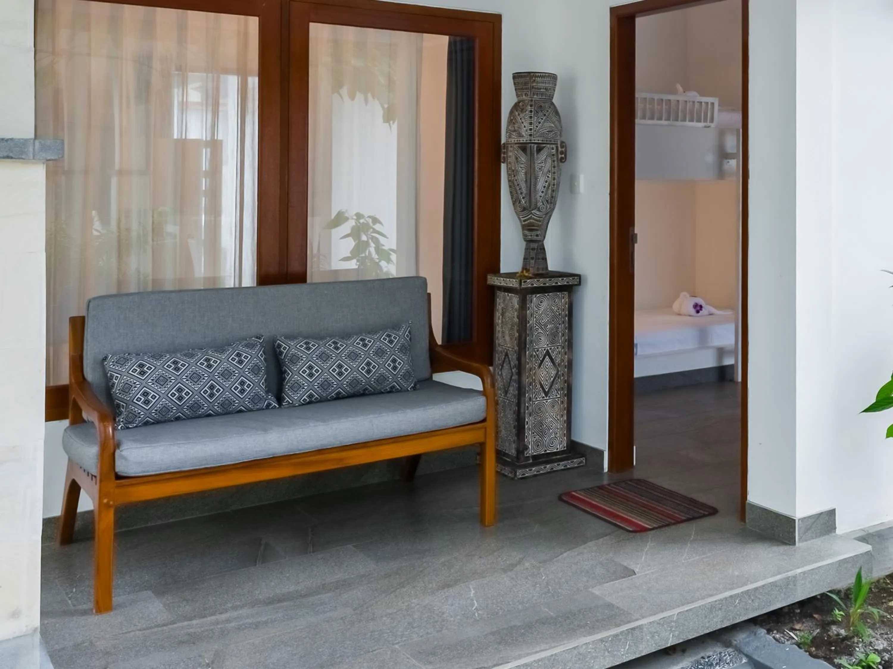 Balcony/Terrace in Bubu Homestay Tulamben