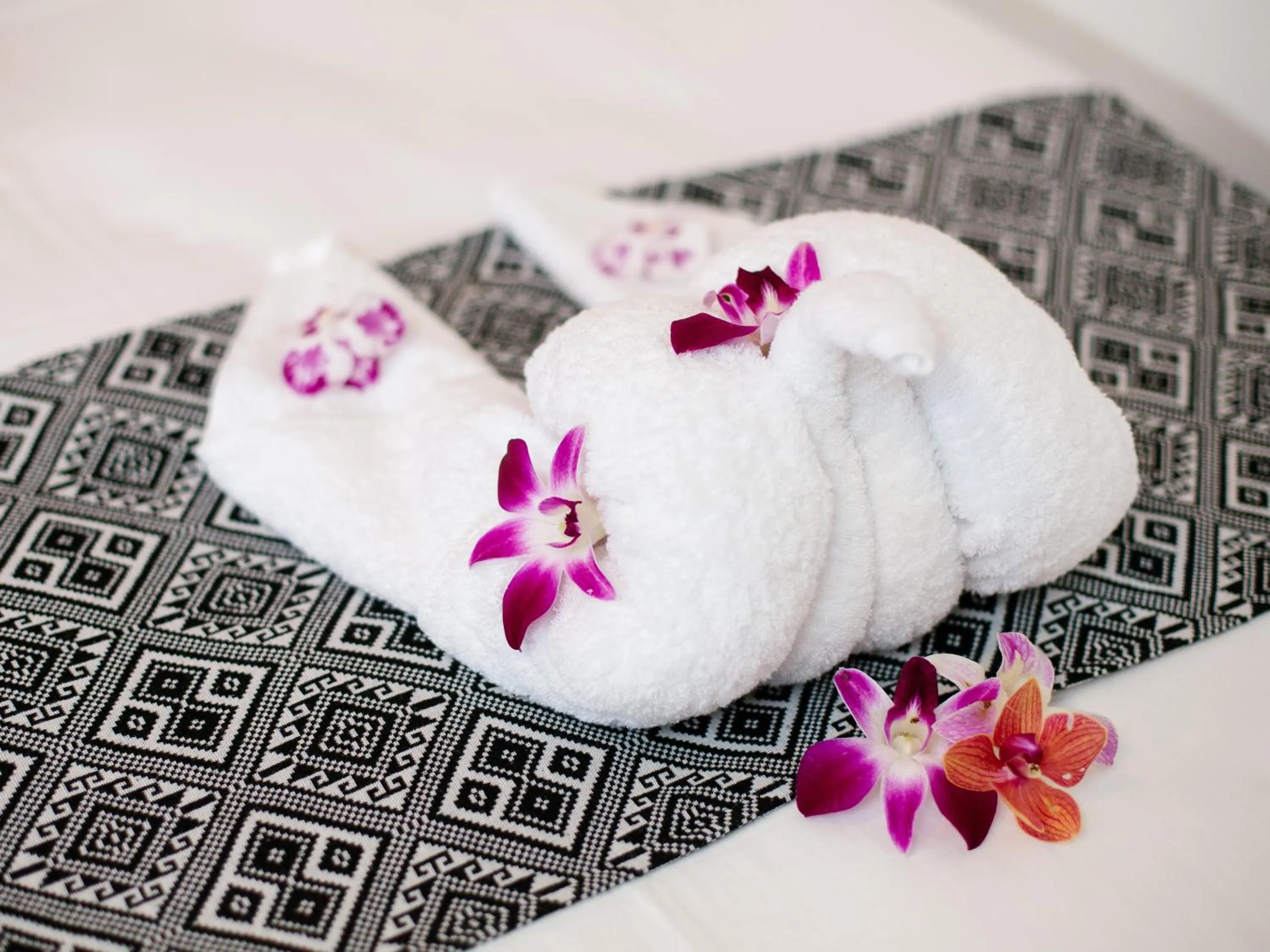 towels in Bubu Homestay Tulamben