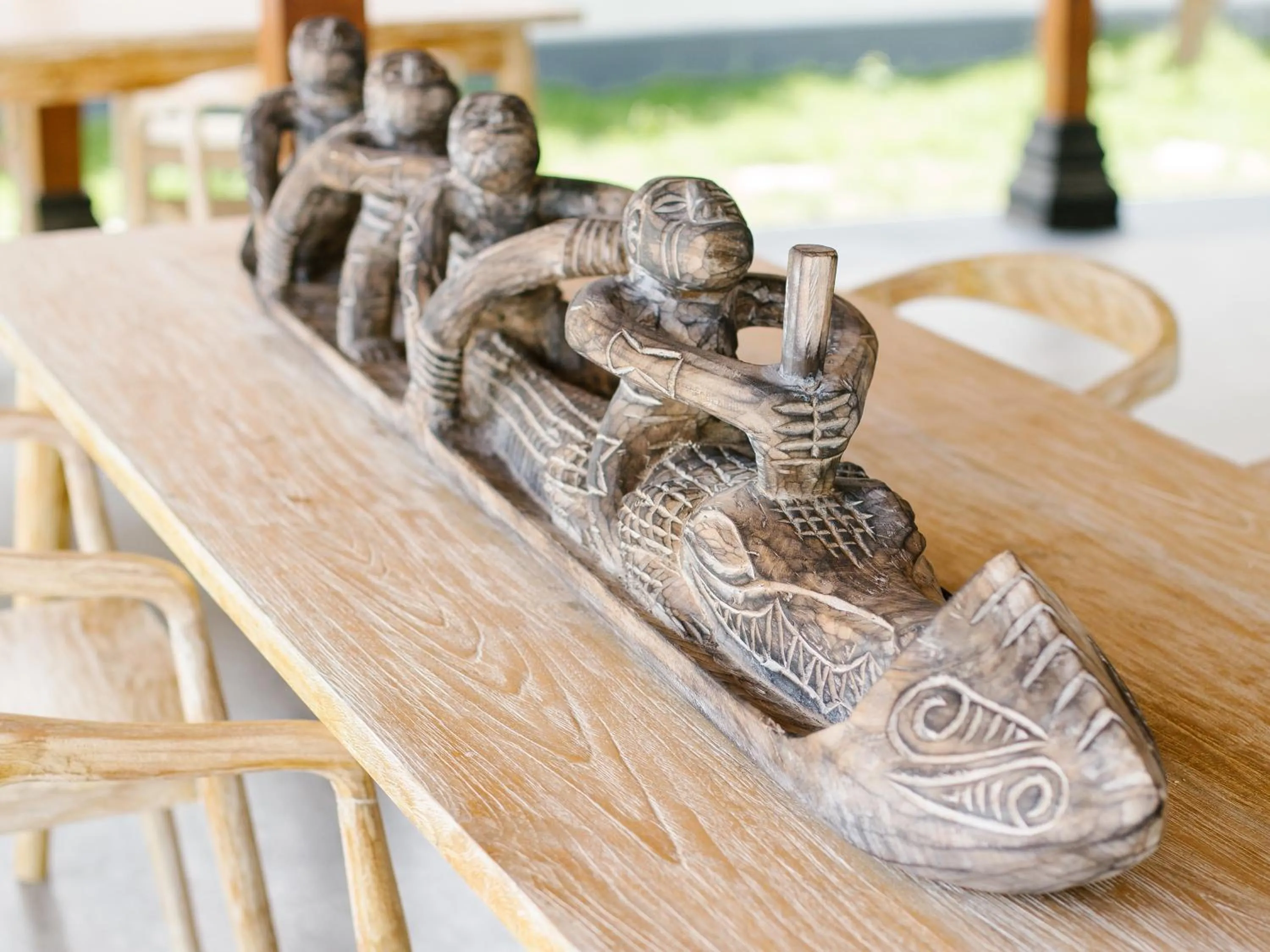 Decorative detail in Bubu Homestay Tulamben