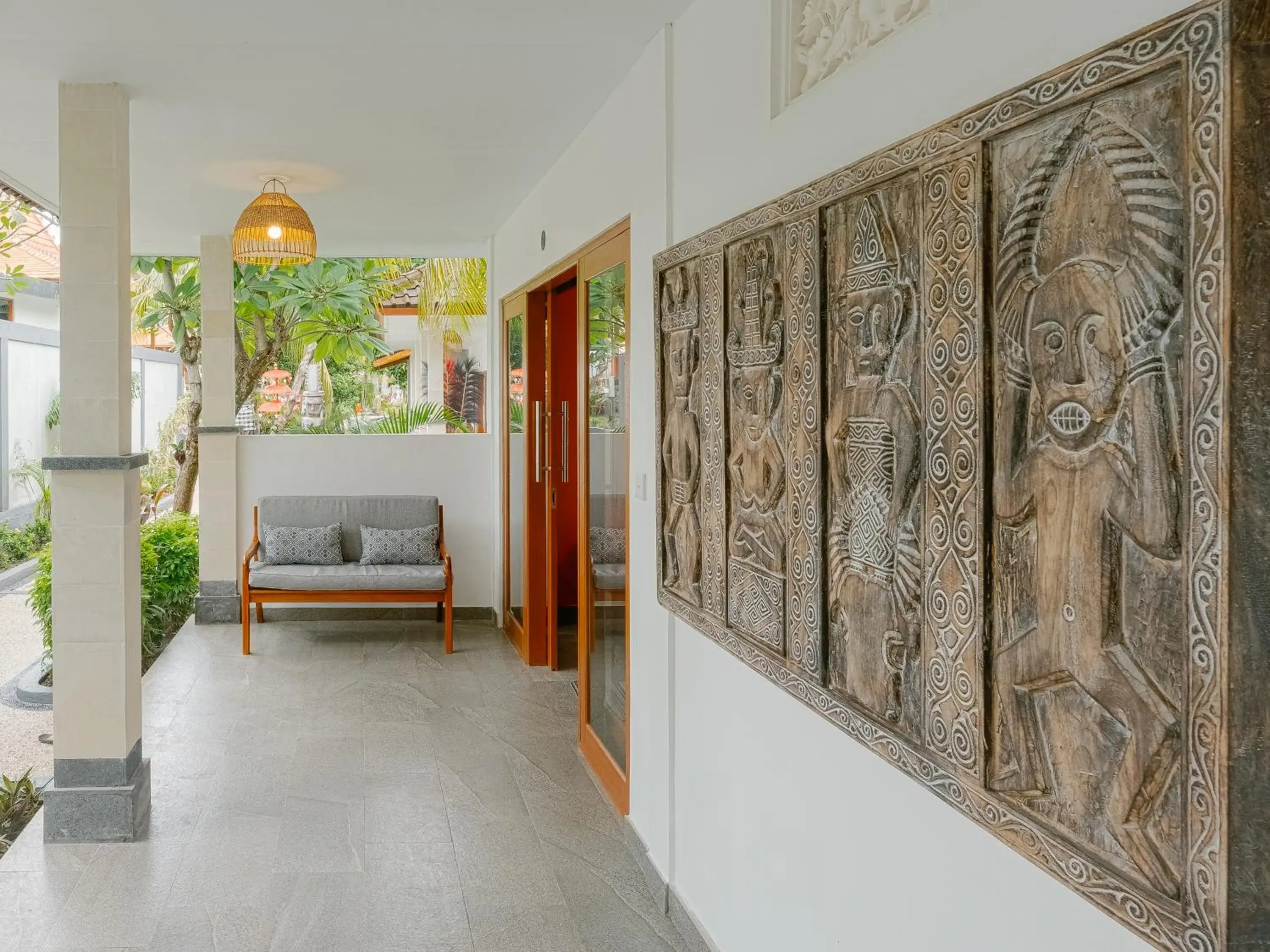 Twin Room with Garden View in Bubu Homestay Tulamben Twin Room with Garden View in Bubu Homestay Tulamben