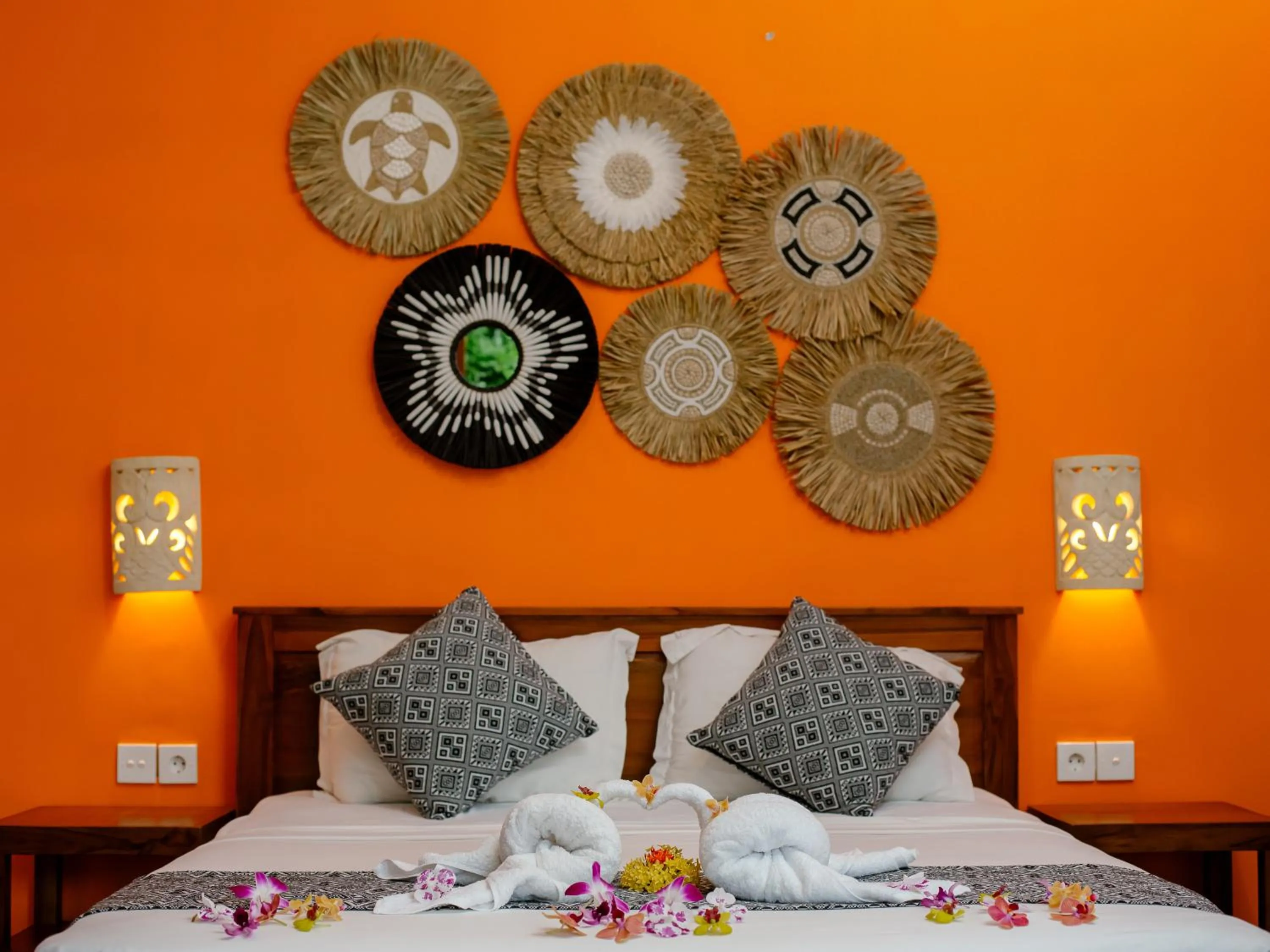 Bed in Bubu Homestay Tulamben