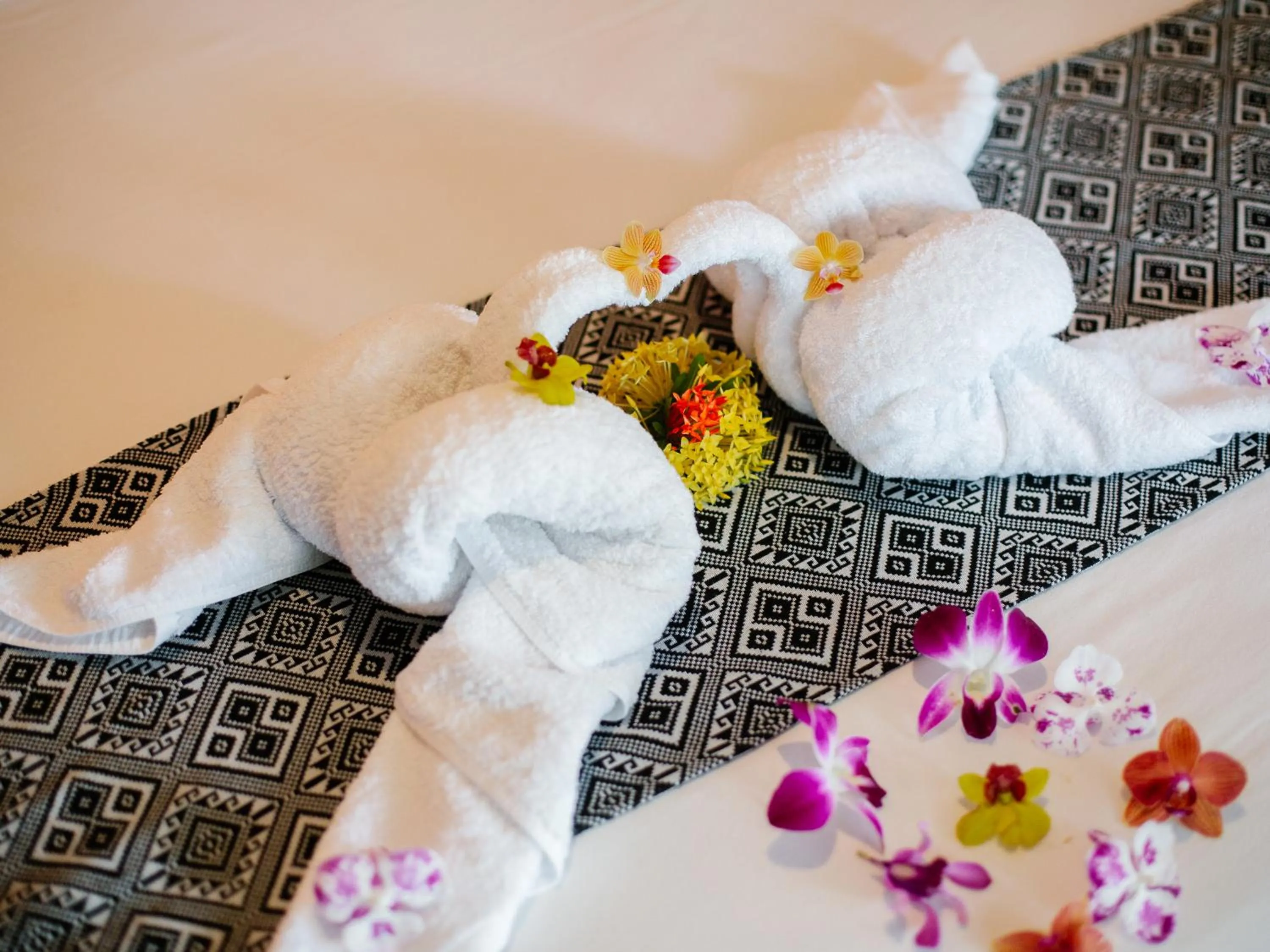 towels in Bubu Homestay Tulamben