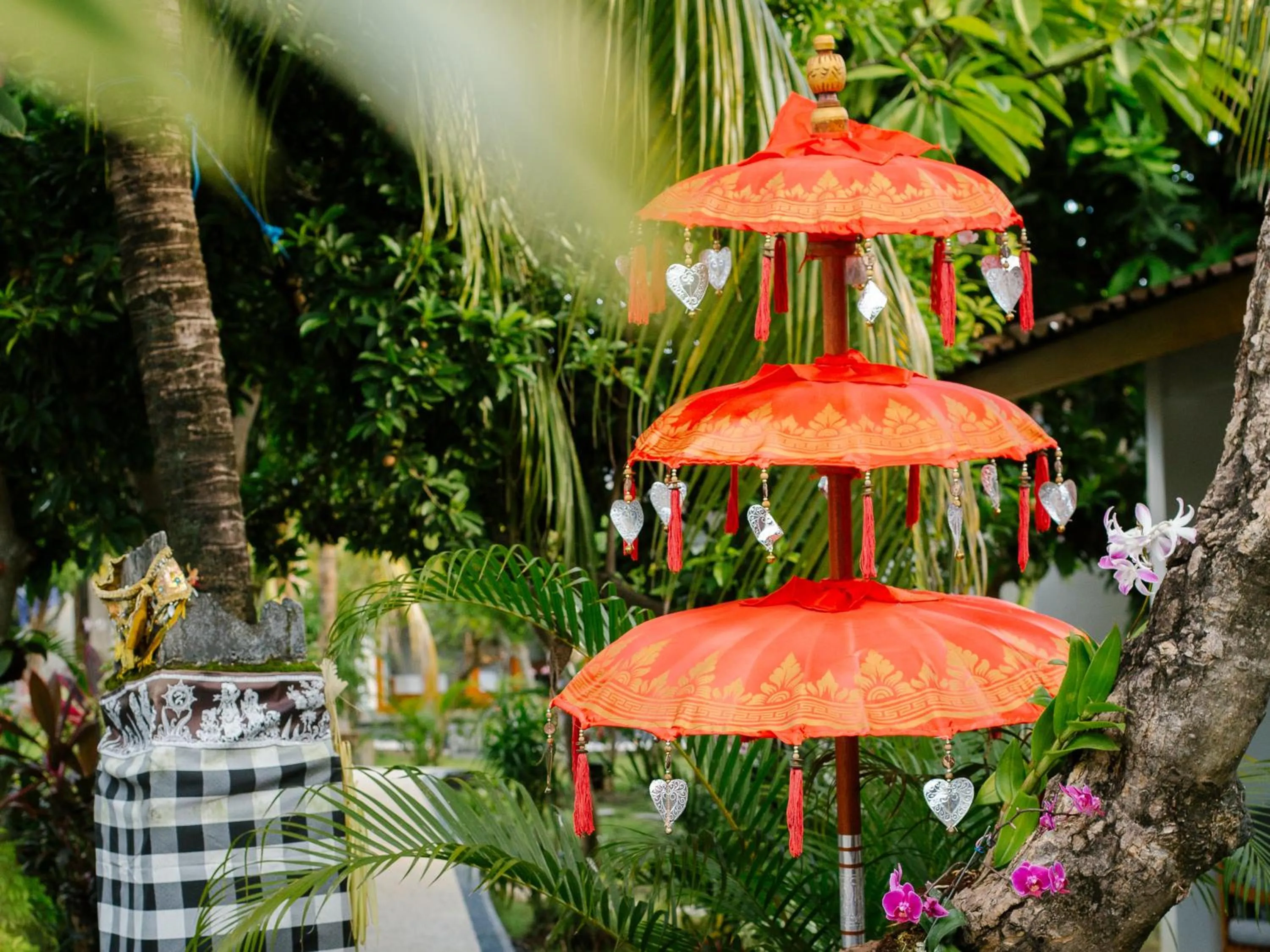 Decorative detail in Bubu Homestay Tulamben