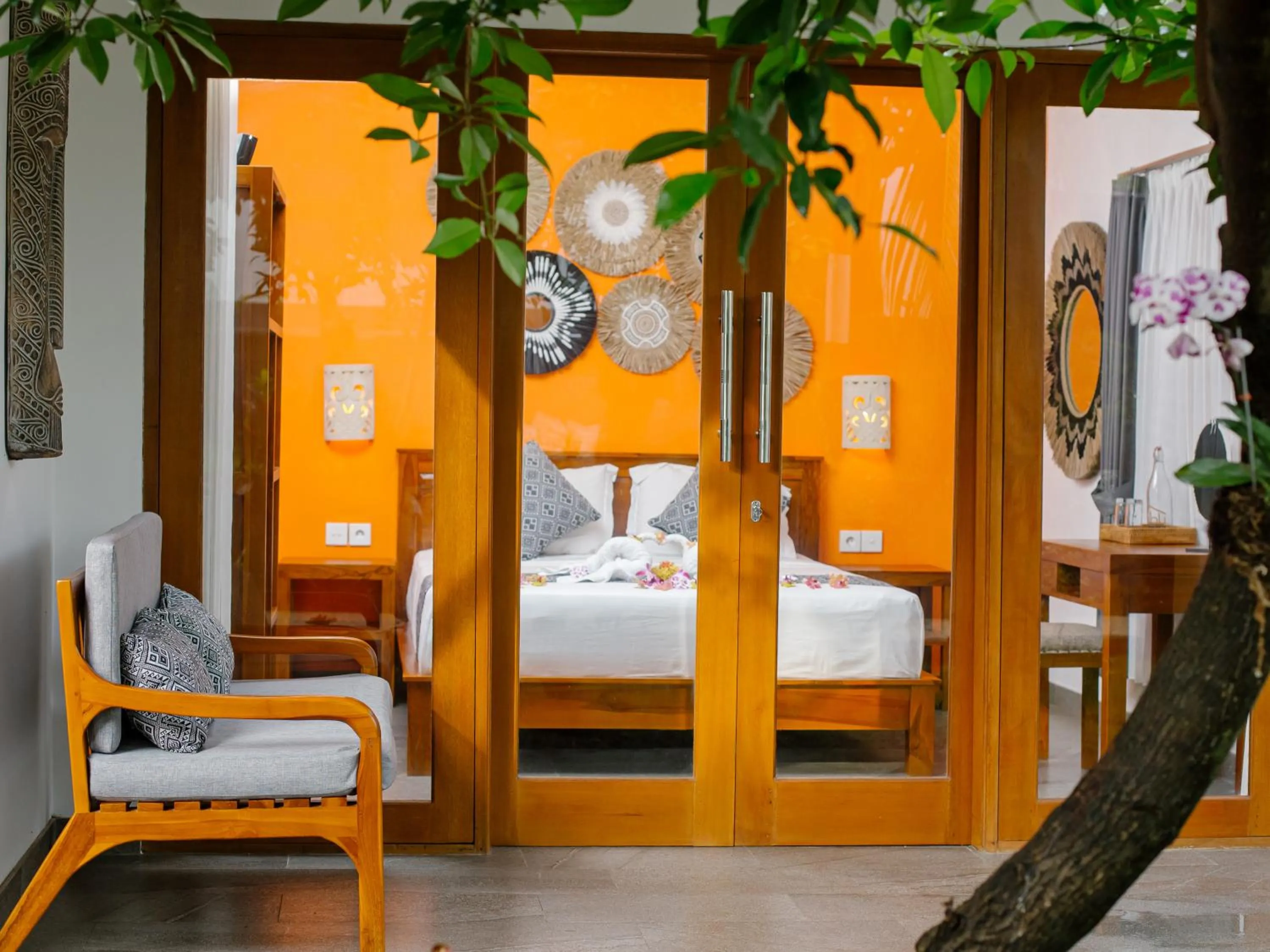 Bed in Bubu Homestay Tulamben