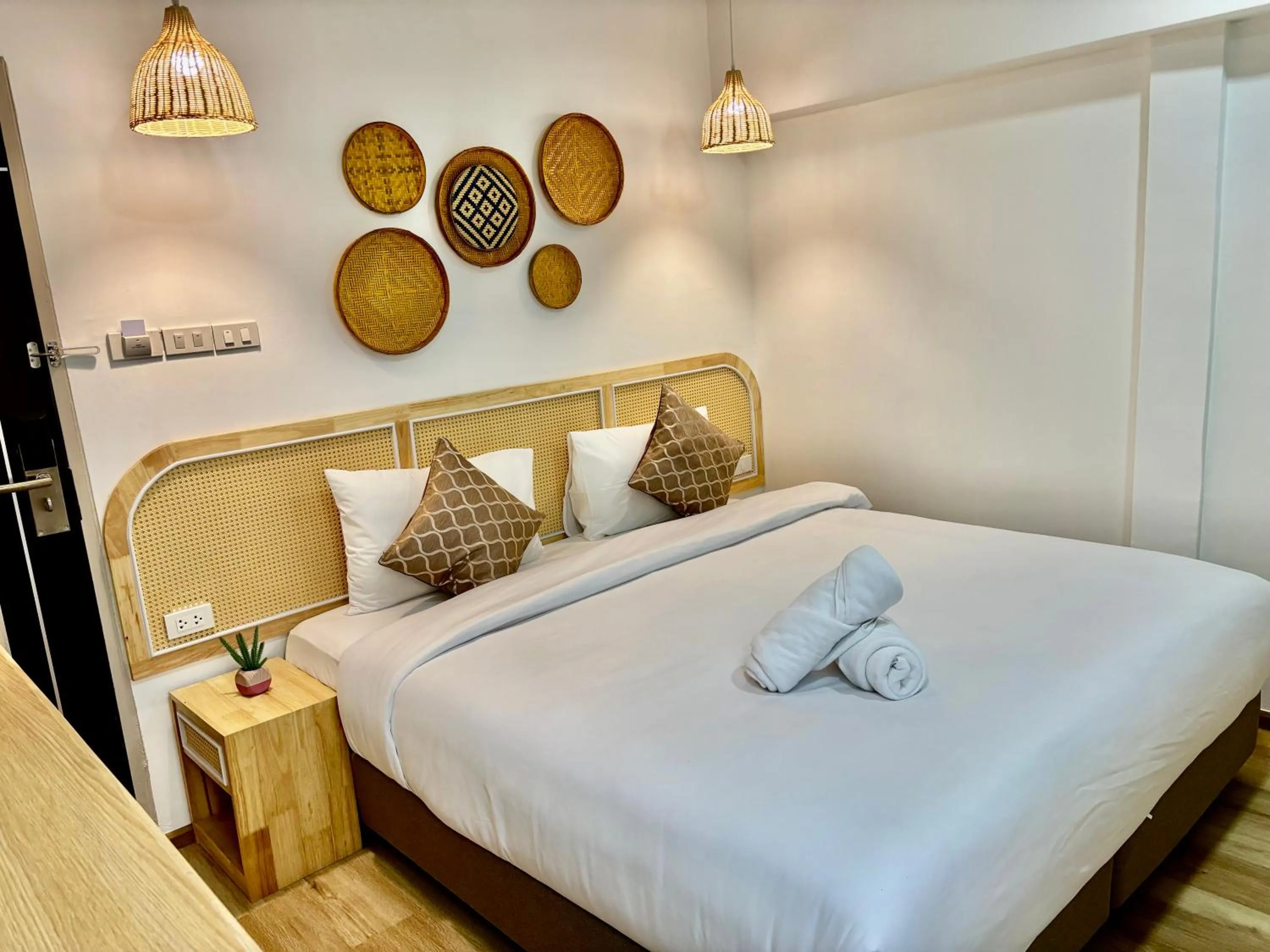 Bed in Charm Hostel at Pratumnak