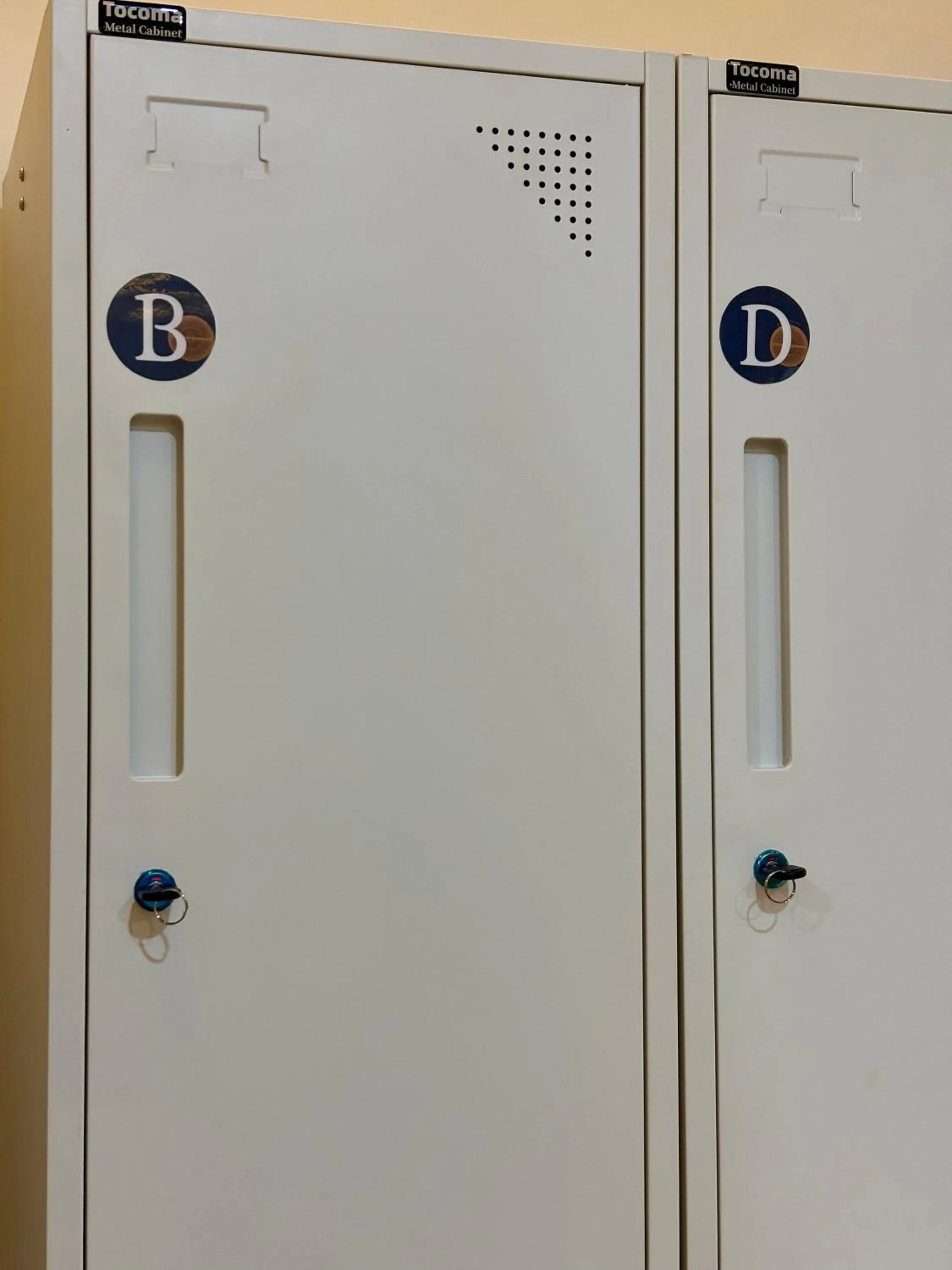 locker in Charm Hostel at Pratumnak