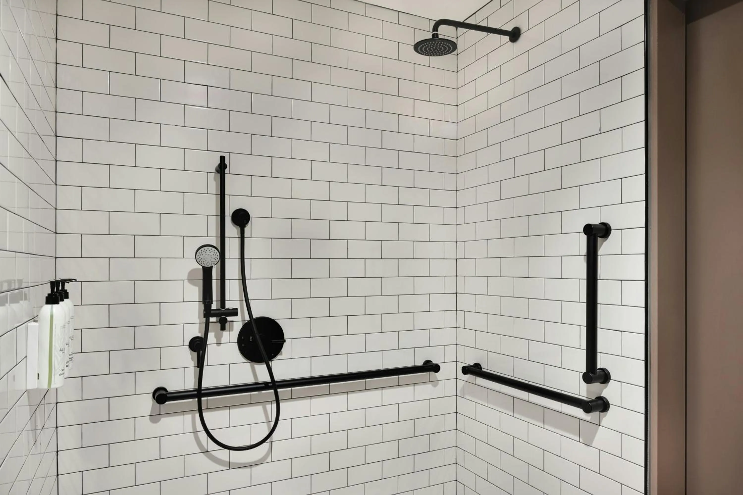 Bathroom in Moxy Charlotte Downtown