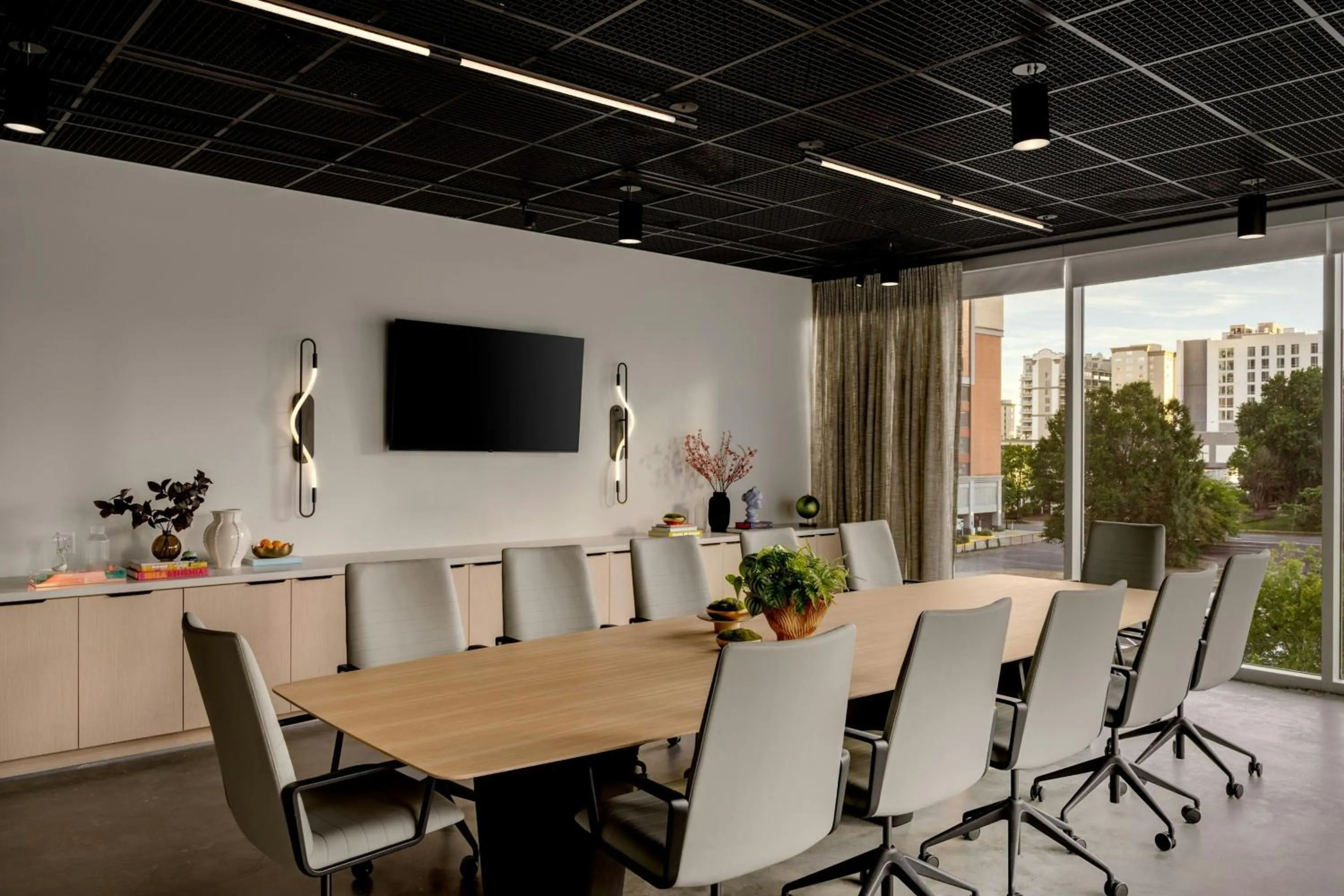 Meeting/conference room in Moxy Charlotte Downtown