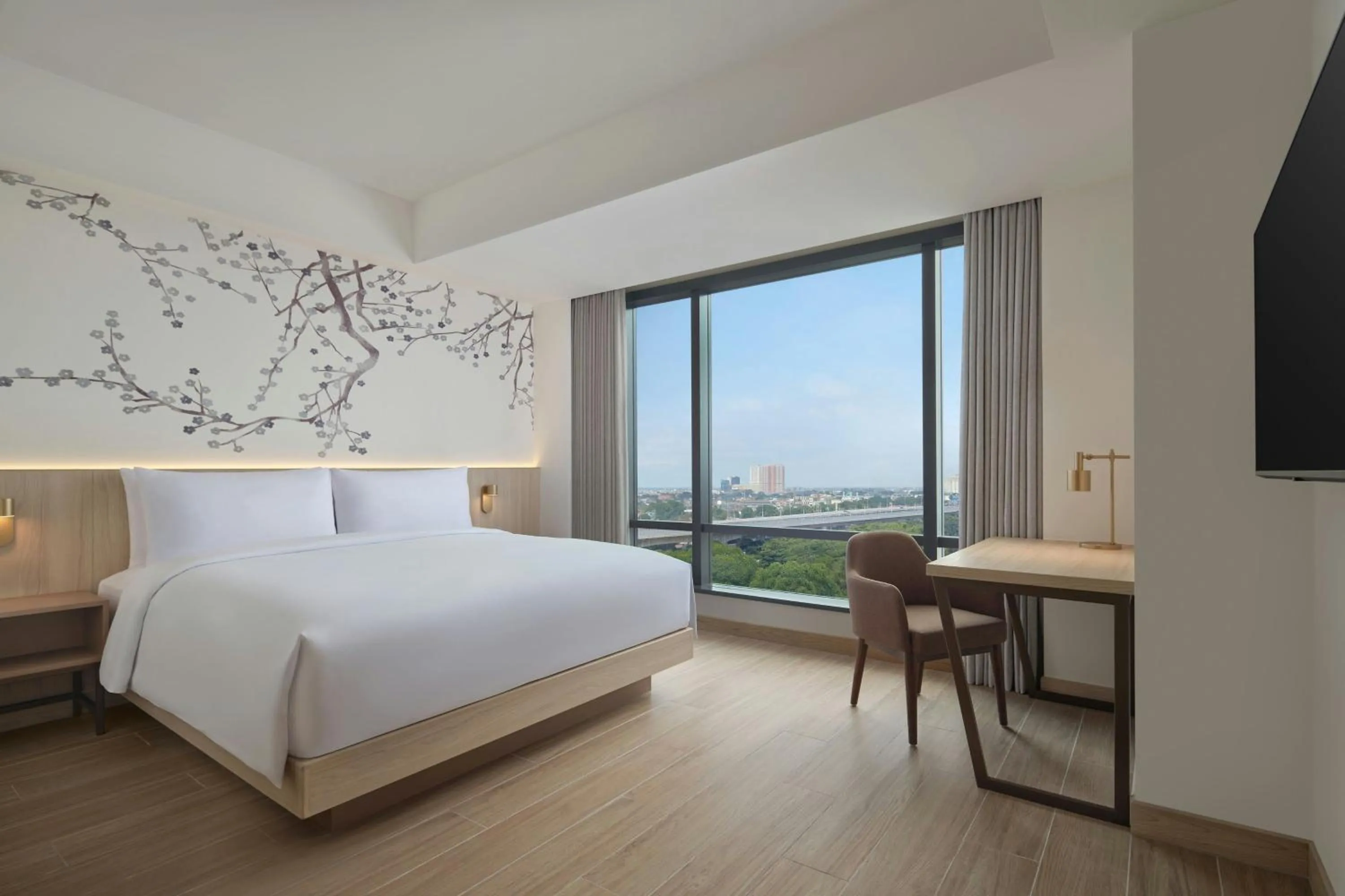 Photo of the whole room, Bed in Fairfield by Marriott Bekasi