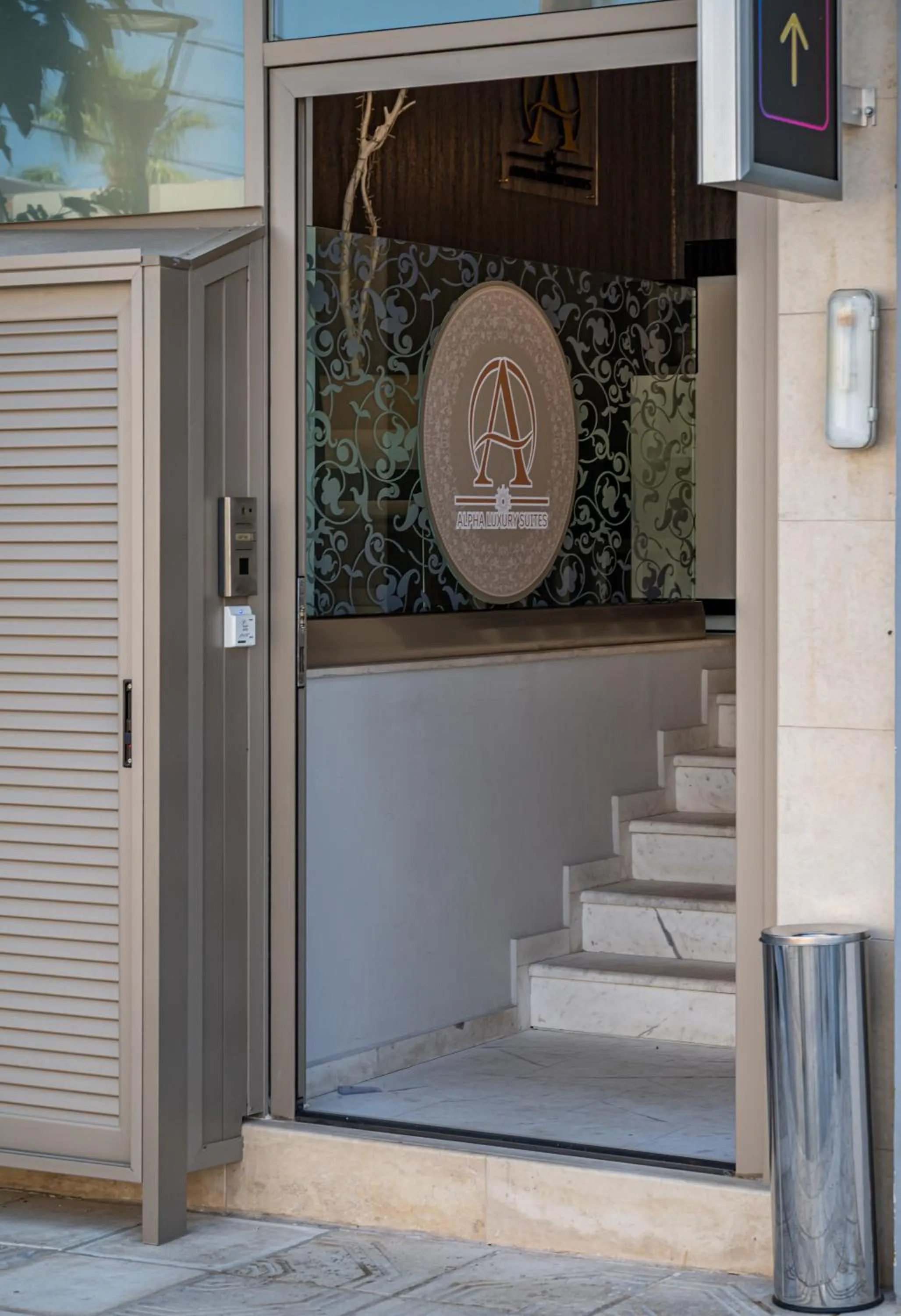 Facade/entrance in Alpha Luxury Suites