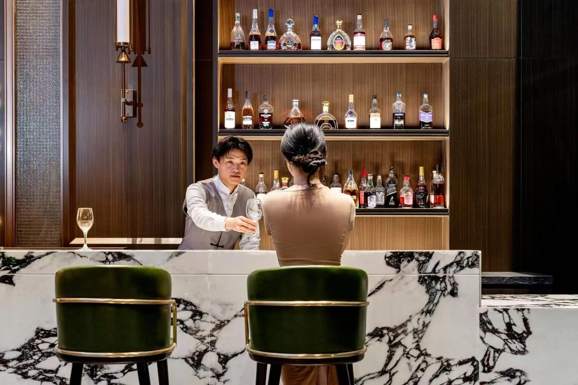Lounge or bar in Shanghai Hongqiao Heyitang Hotel Beixinjing Subway Station Branch