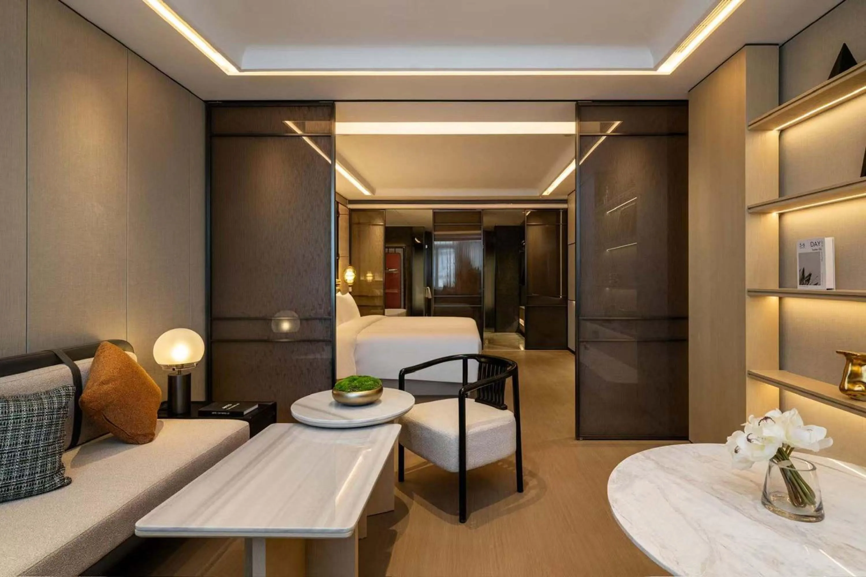 Photo of the whole room in Shanghai Hongqiao Heyitang Hotel Beixinjing Subway Station Branch