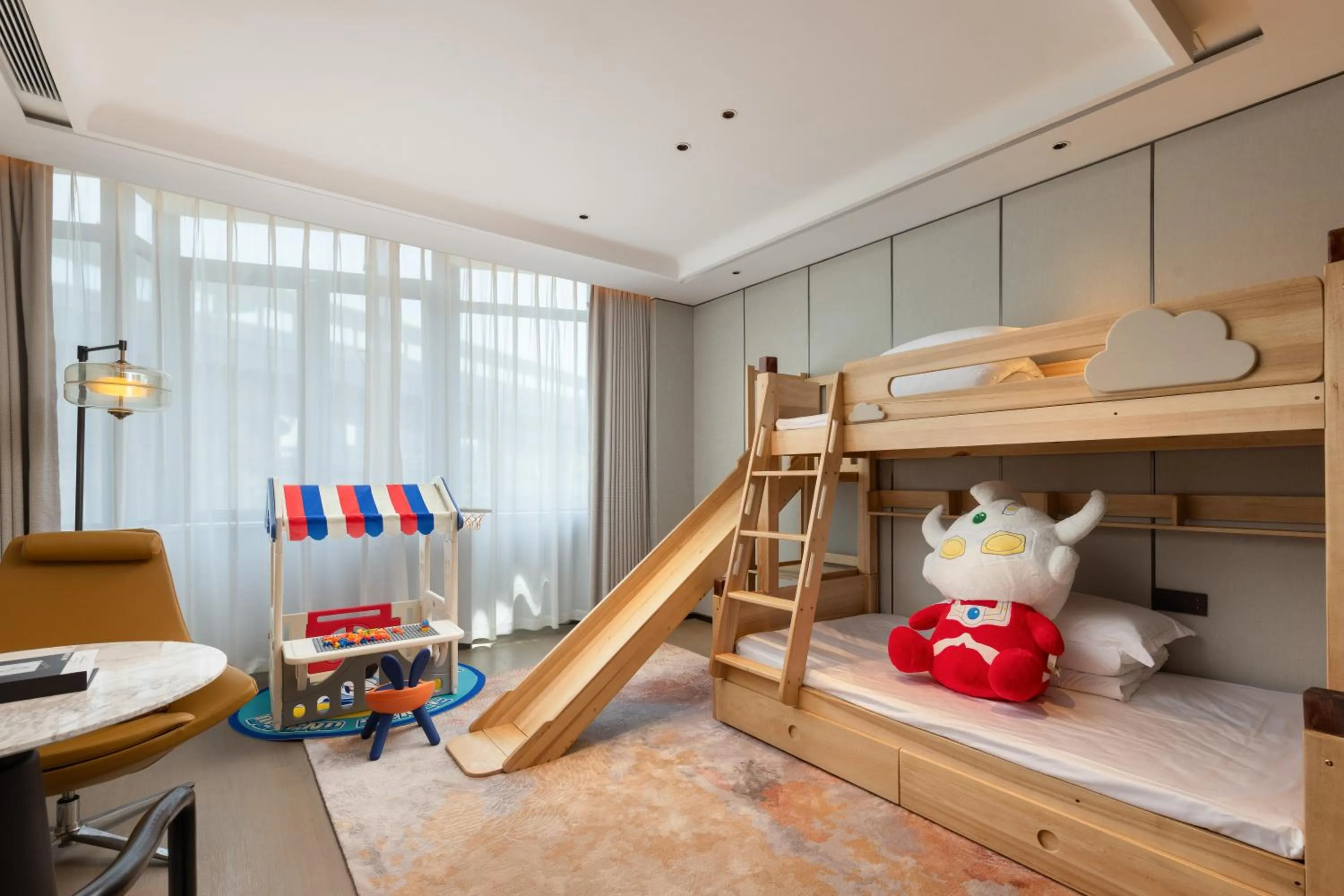 Bed in Shanghai Hongqiao Heyitang Hotel Beixinjing Subway Station Branch
