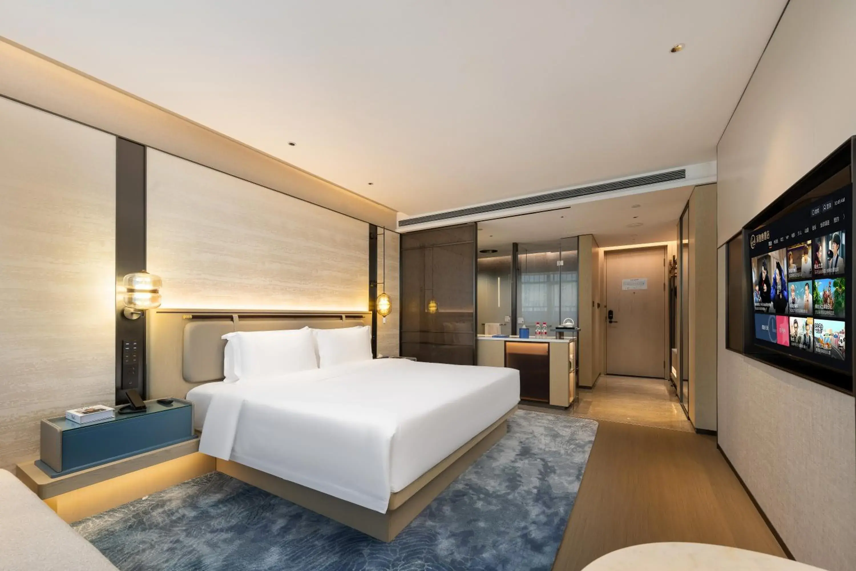 Double Room with Balcony - single occupancy in Shanghai Hongqiao Heyitang Hotel Beixinjing Subway Station Branch Double Room with Balcony - single occupancy in Shanghai Hongqiao Heyitang Hotel Beixinjing Subway Station Branch