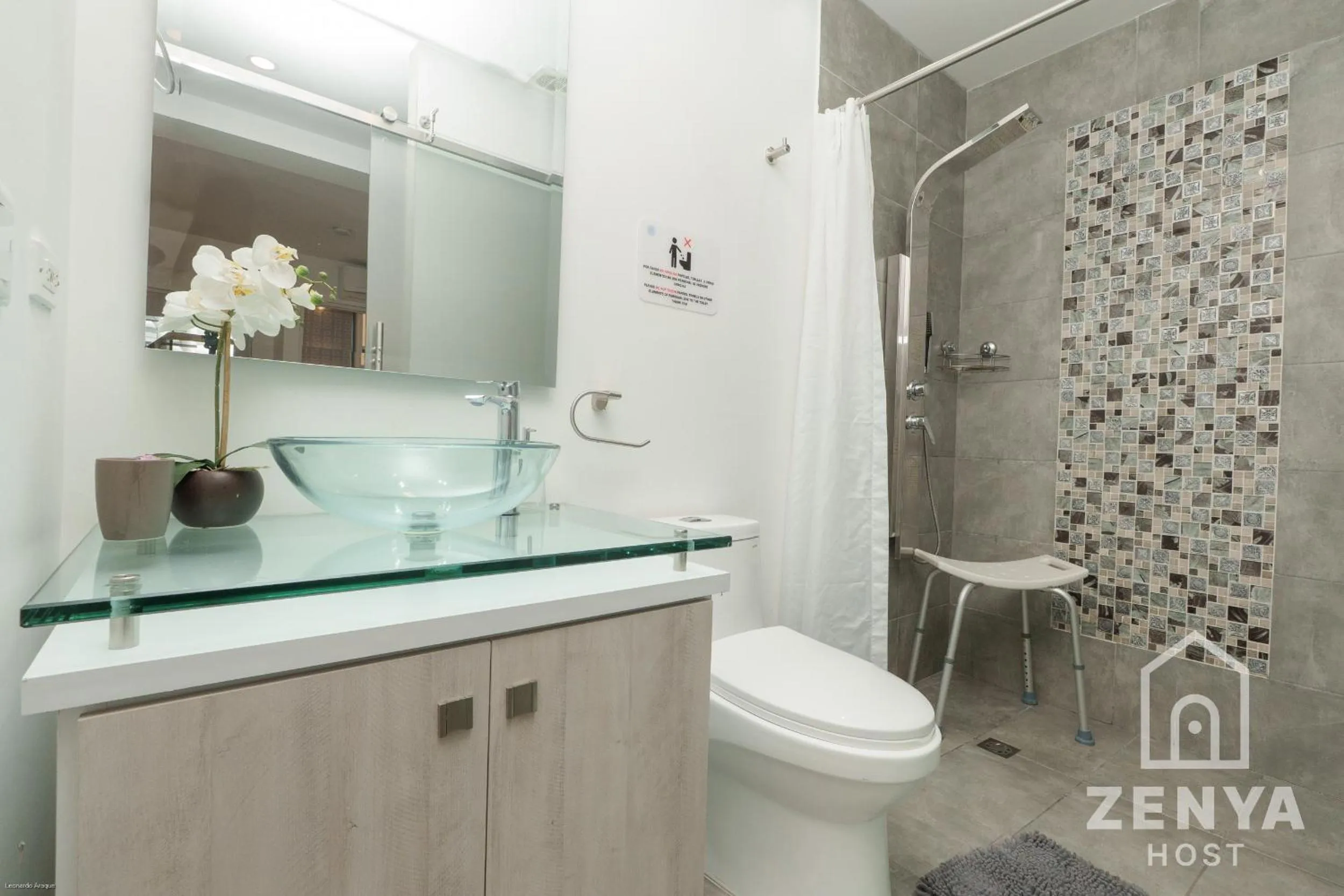 Shower in Recovery house by Zenya Host