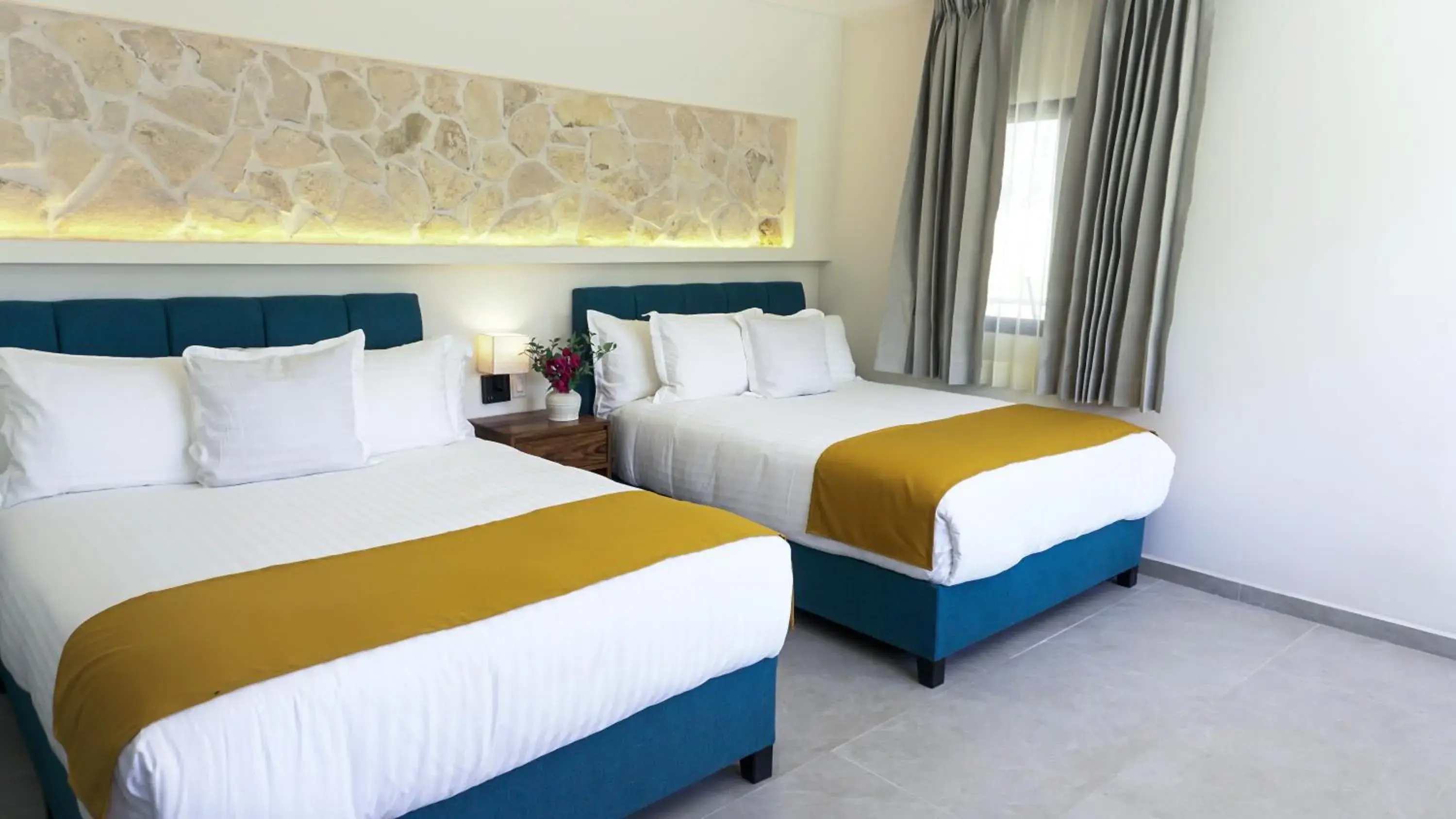 Bed in Hotel Loreto Palmar Bed in Hotel Loreto Palmar