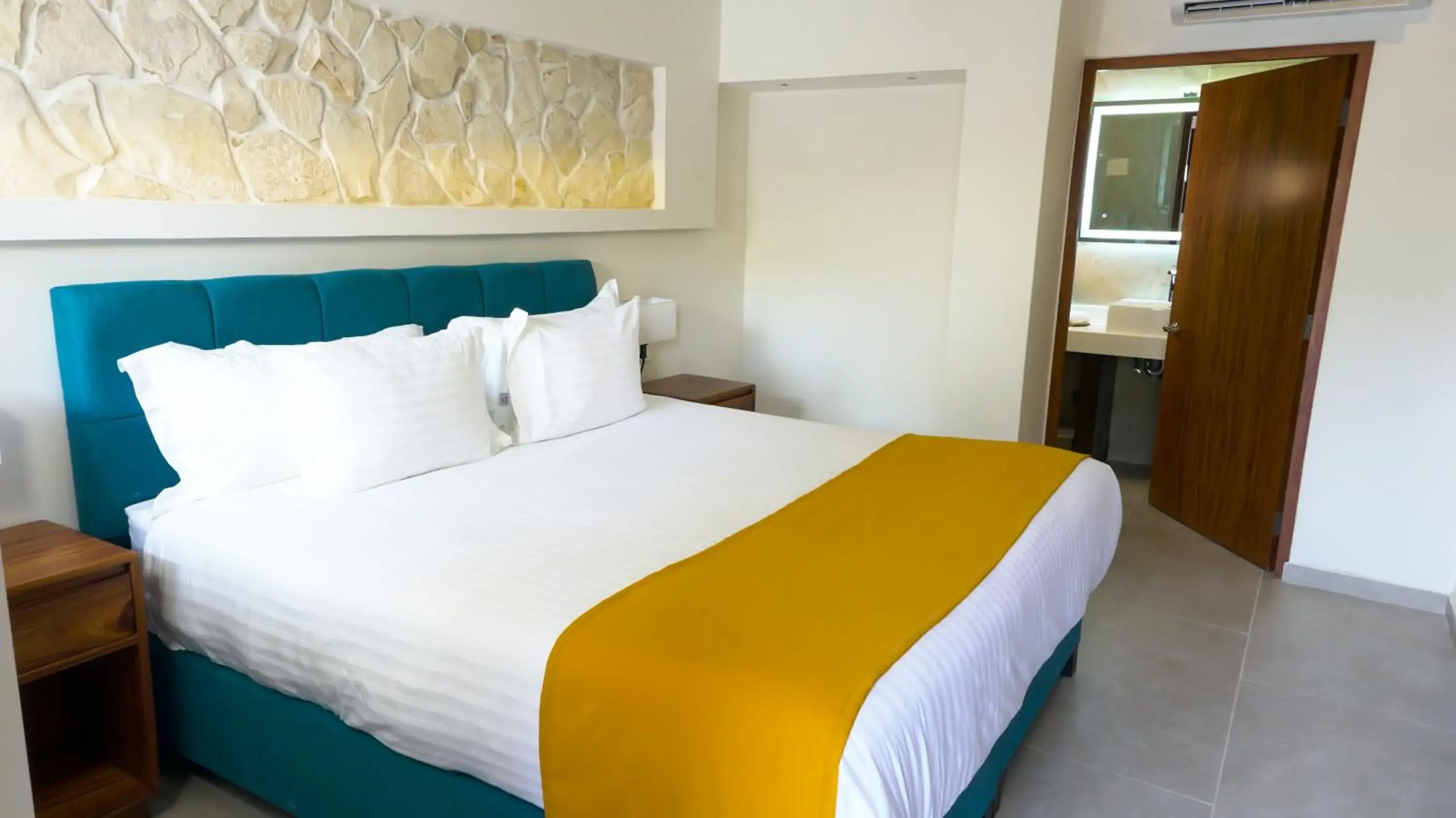 Bed in Hotel Loreto Palmar Bed in Hotel Loreto Palmar