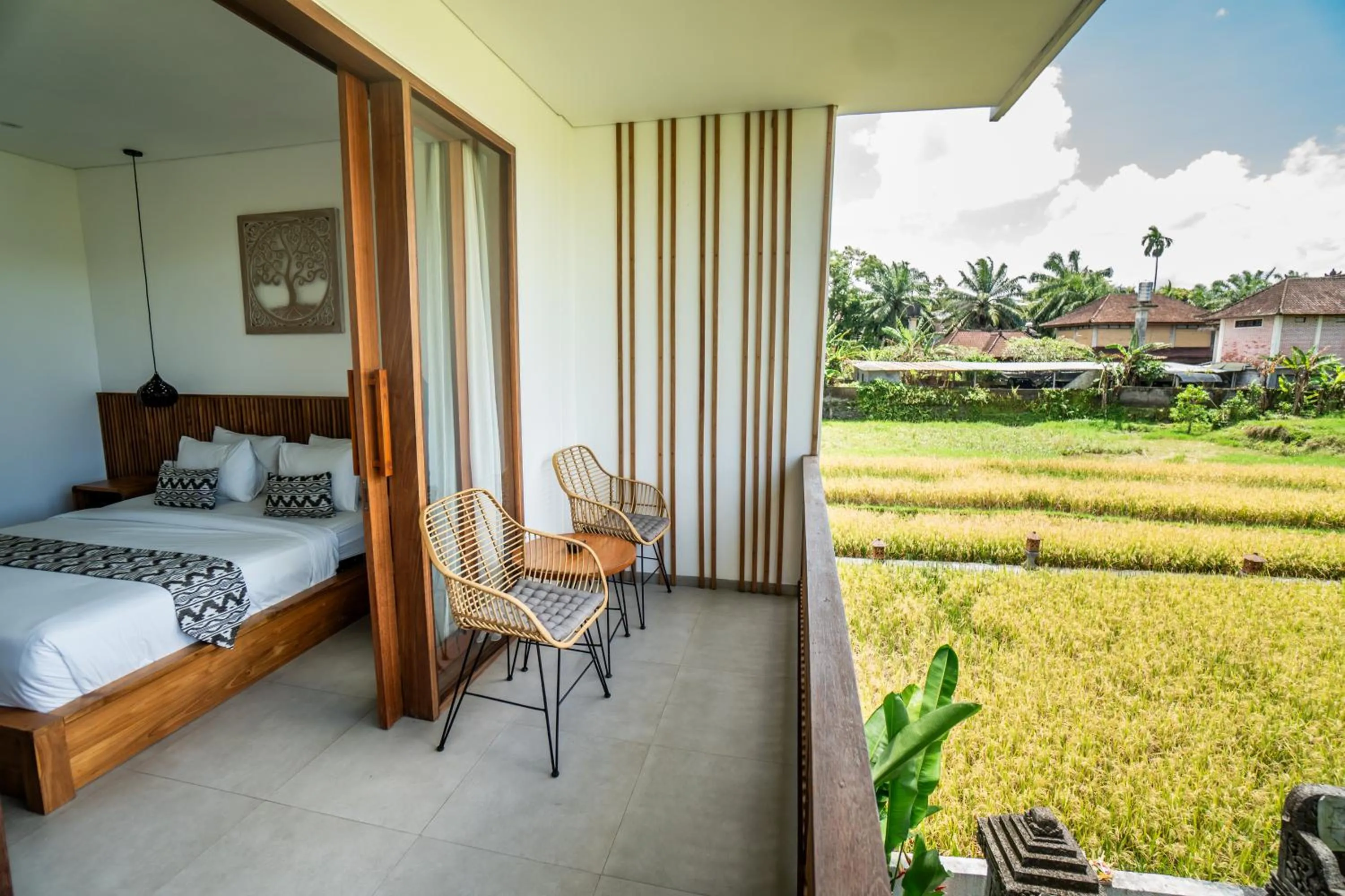Balcony/Terrace, Bed in Kemari Ubud