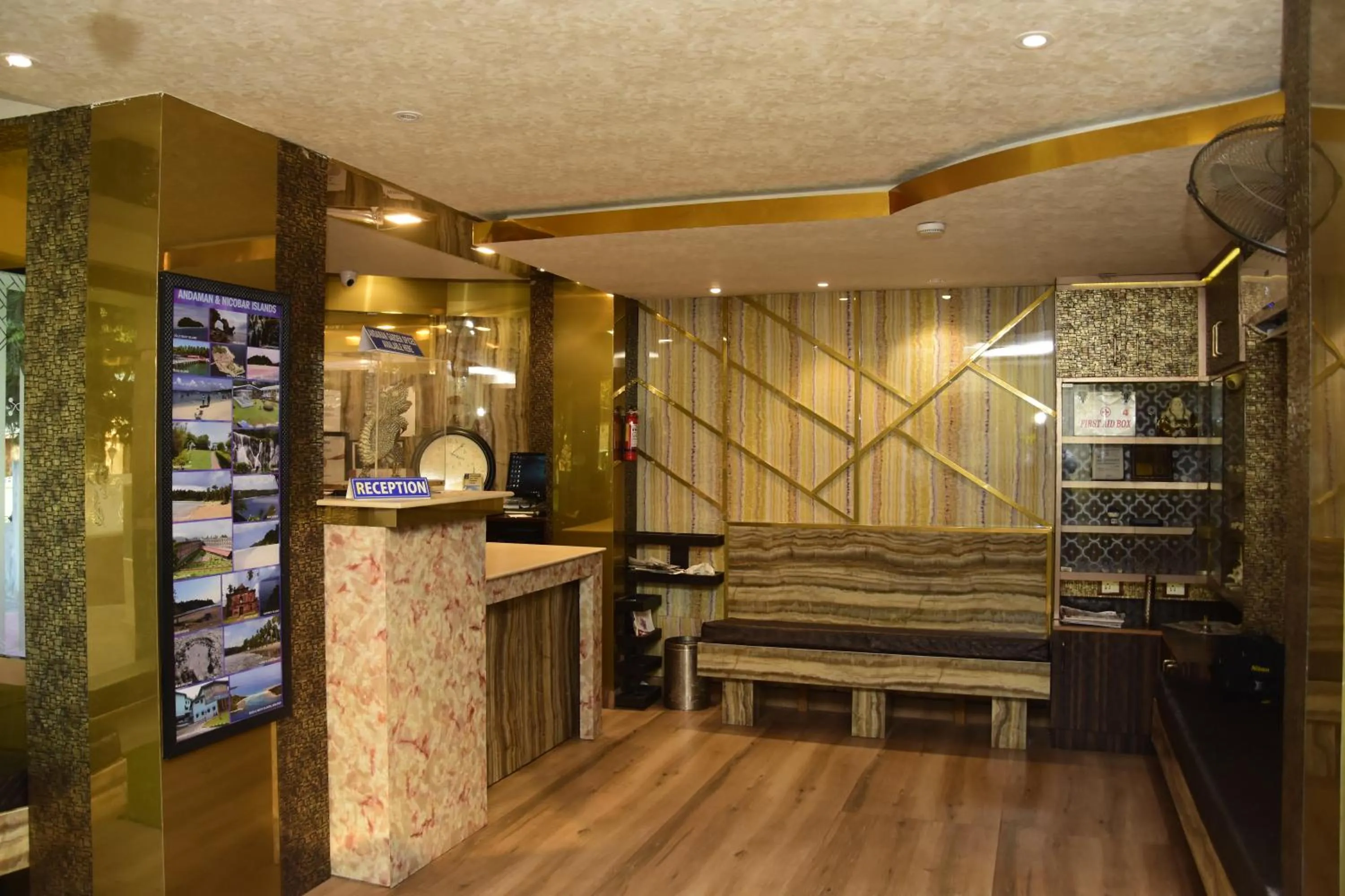 Lobby or reception in Hotel Shreesh