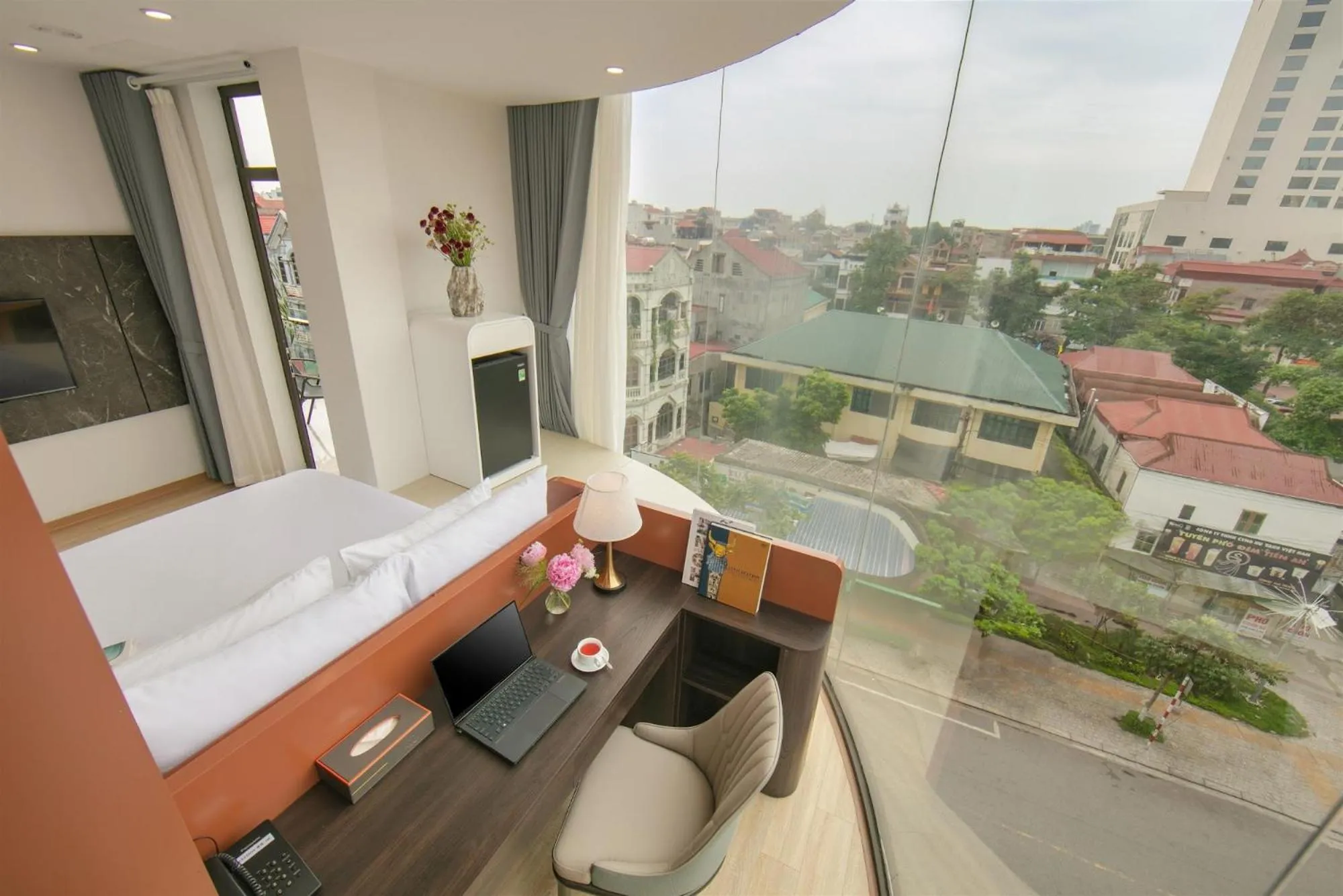 Bed in Amira Hotel Bắc Ninh