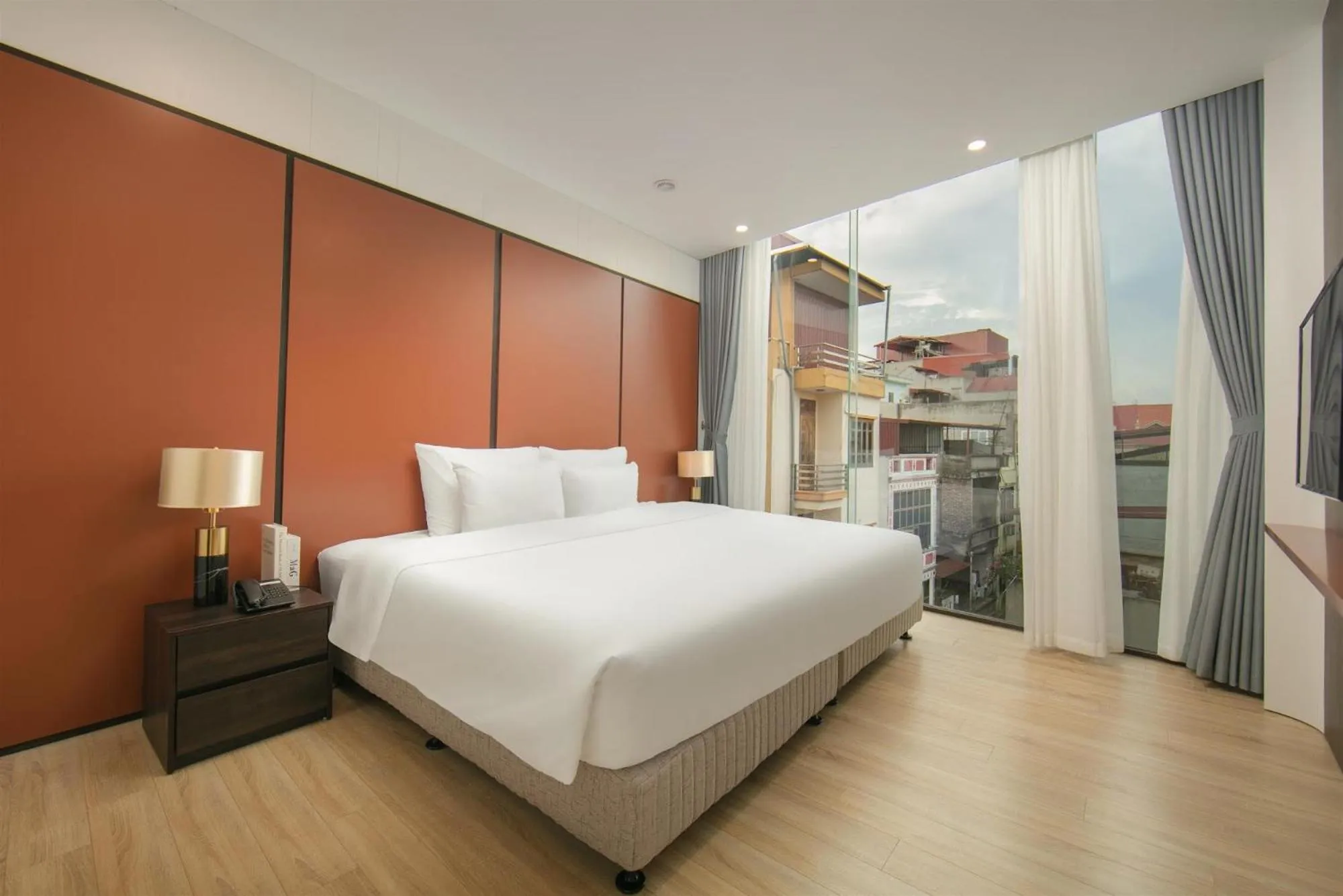 Bed in Amira Hotel Bắc Ninh