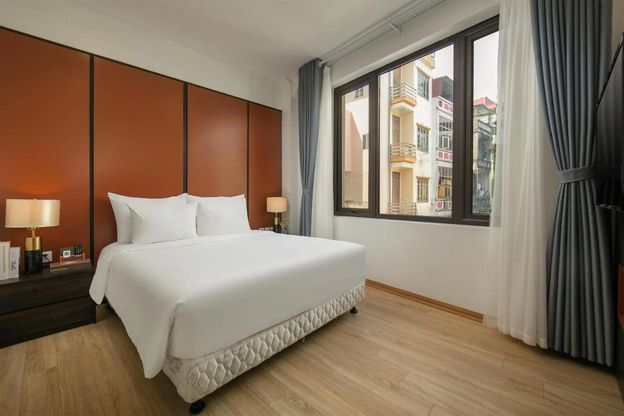 Bed in Amira Hotel Bắc Ninh