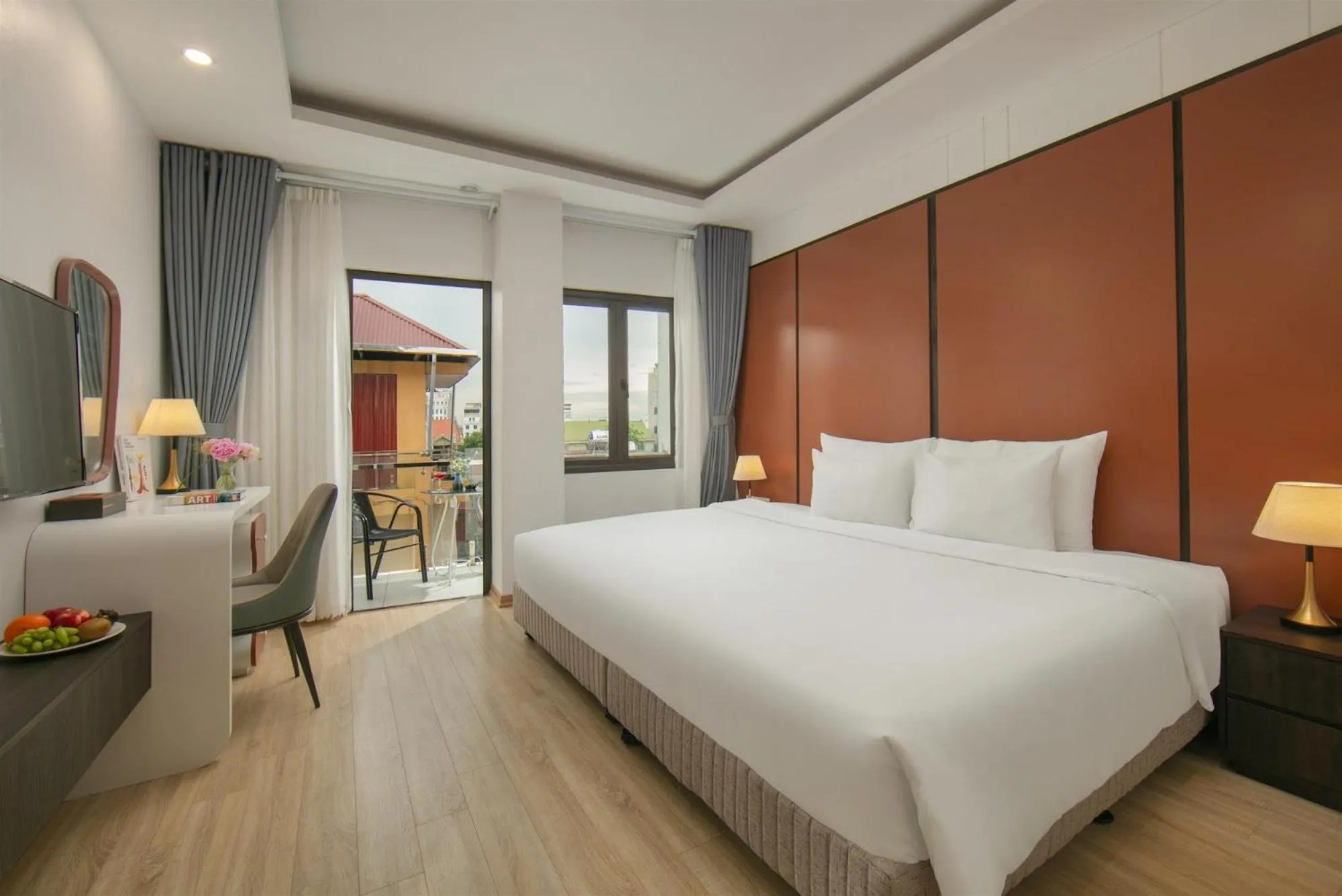 Bedroom, Bed in Amira Hotel Bắc Ninh