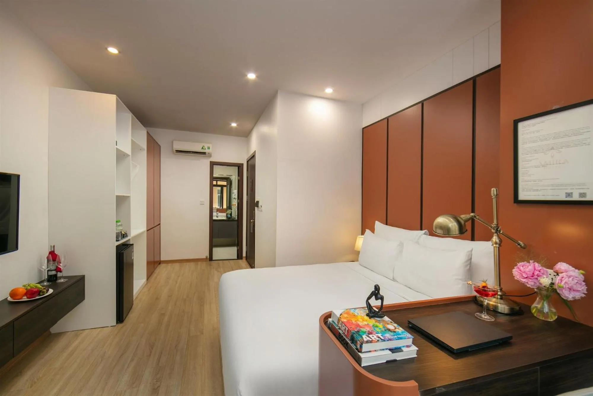 Bedroom, Bed in Amira Hotel Bắc Ninh