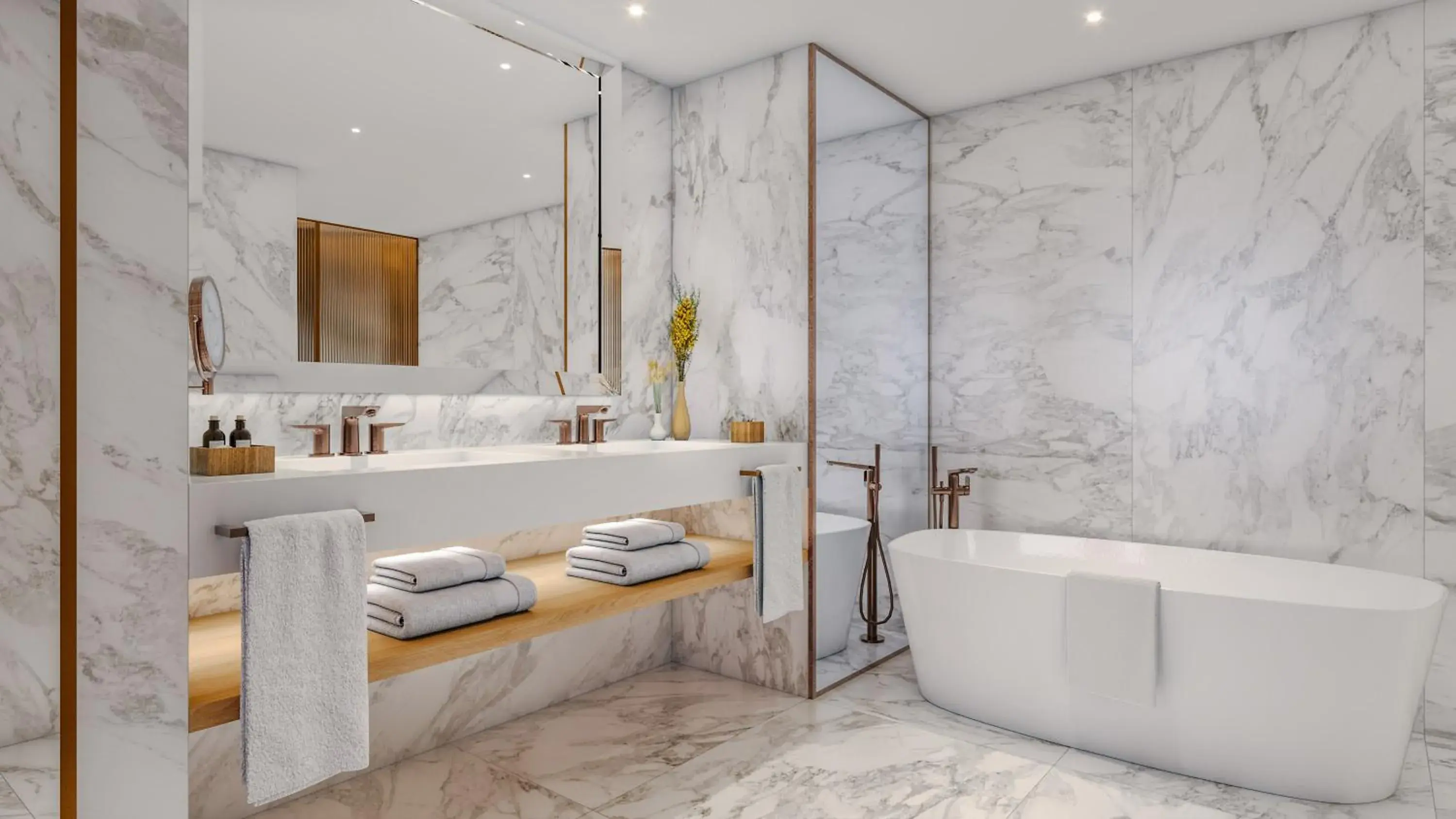 Bathroom in ME Lisbon by Meliá Bathroom in ME Lisbon by Meliá