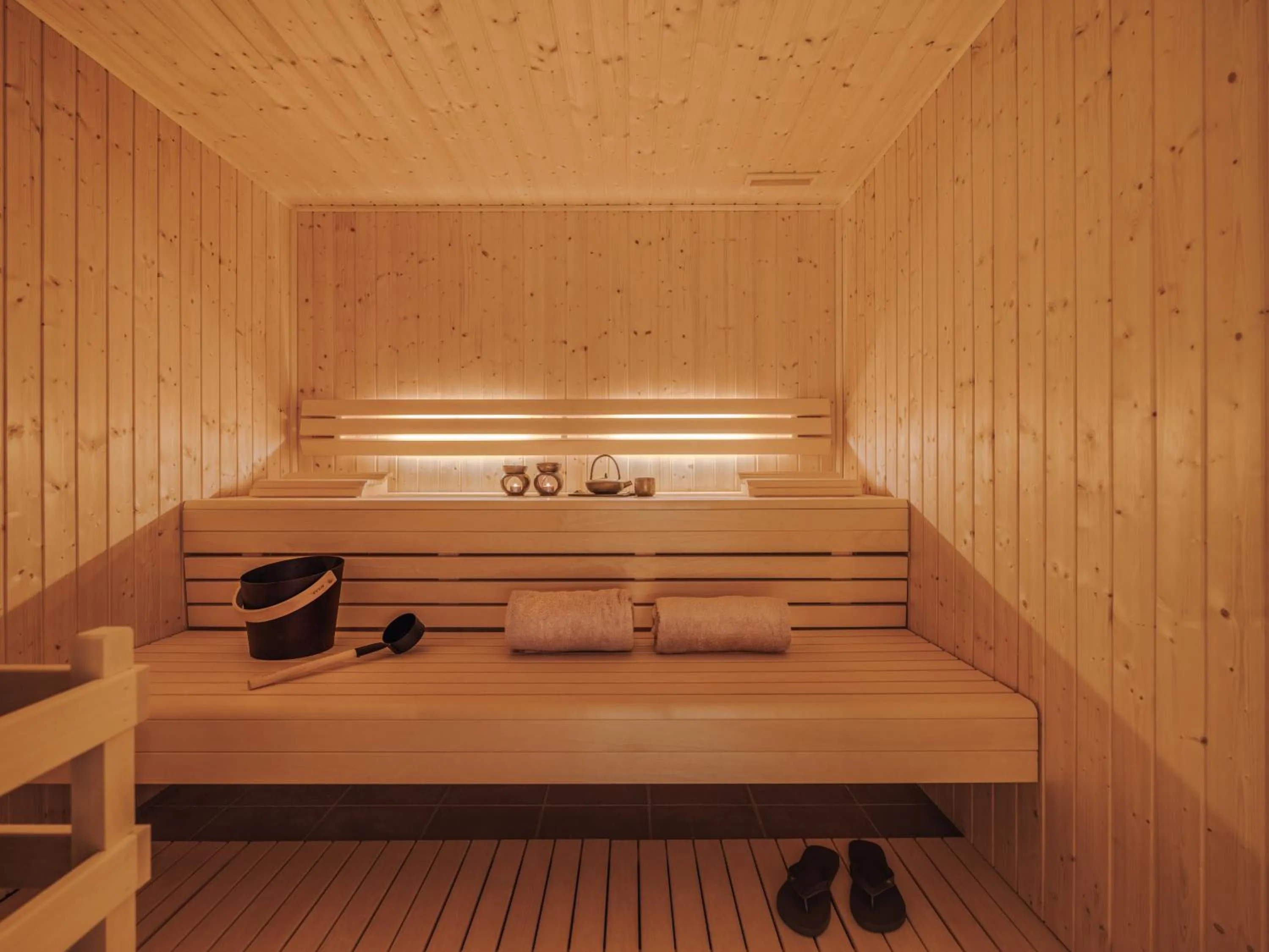 Sauna in ME Lisbon by Meliá
