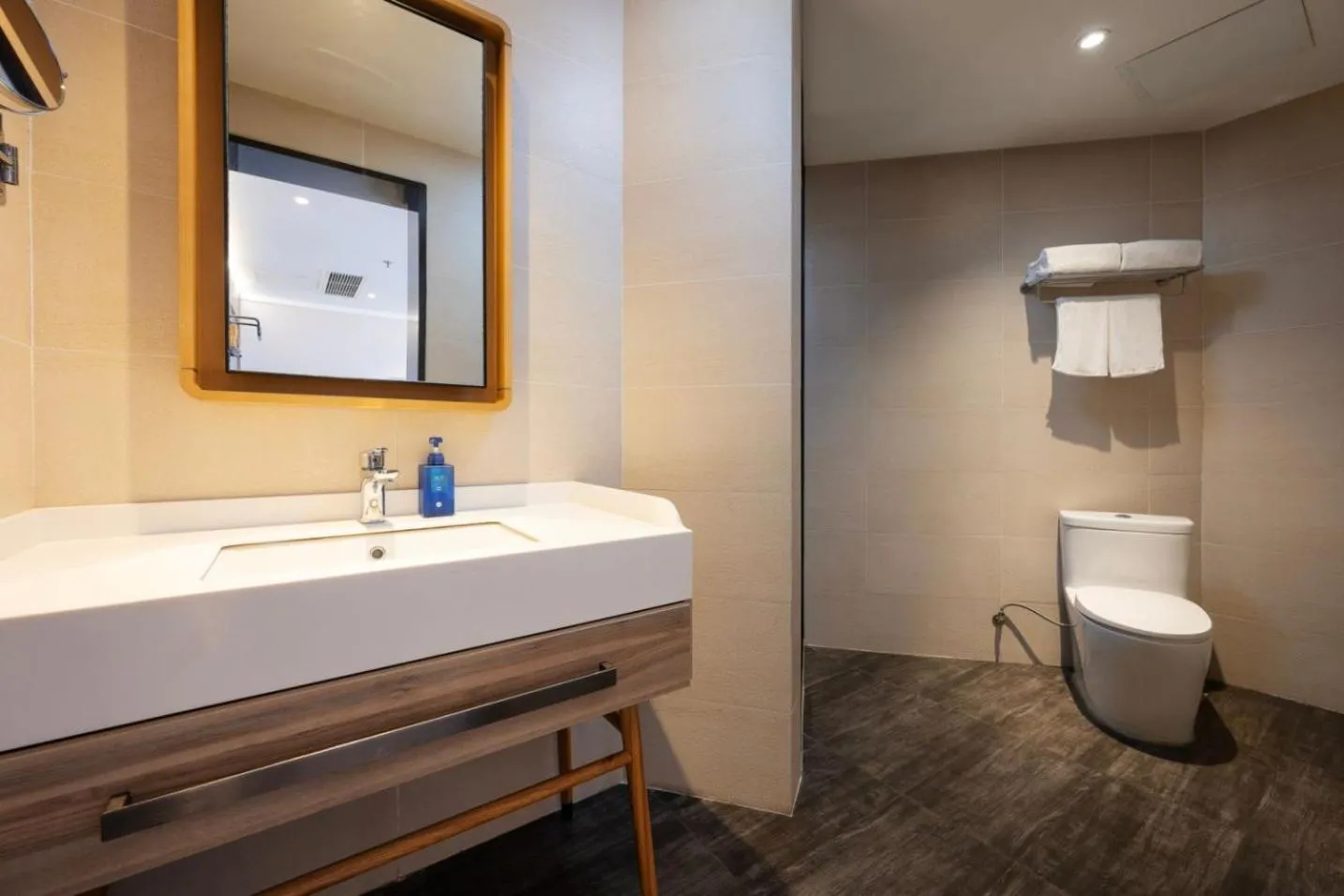 Toilet in Hanting Premium Hotel Shanghai Caolu Finance College