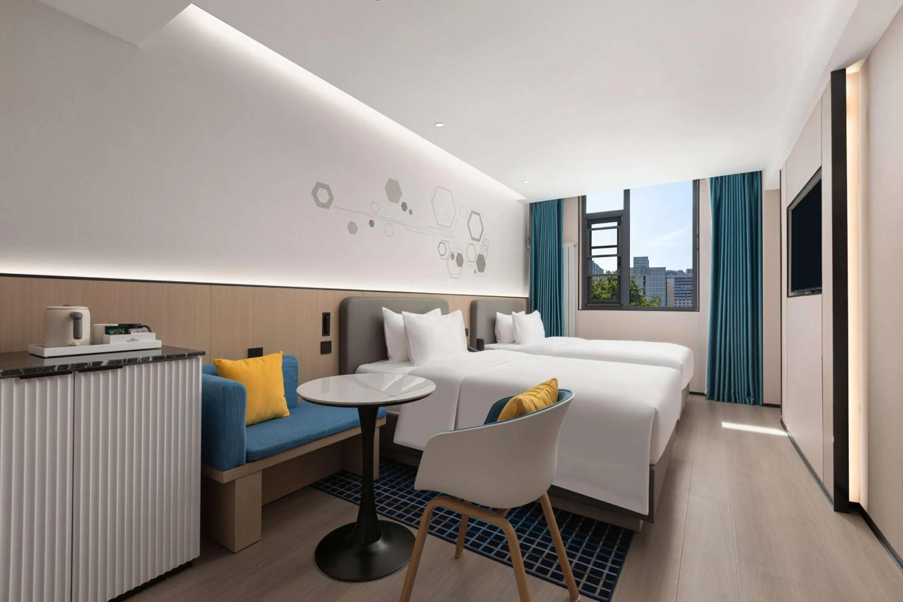 Photo of the whole room, Bed in Microtel by Wyndham Xian Beilin