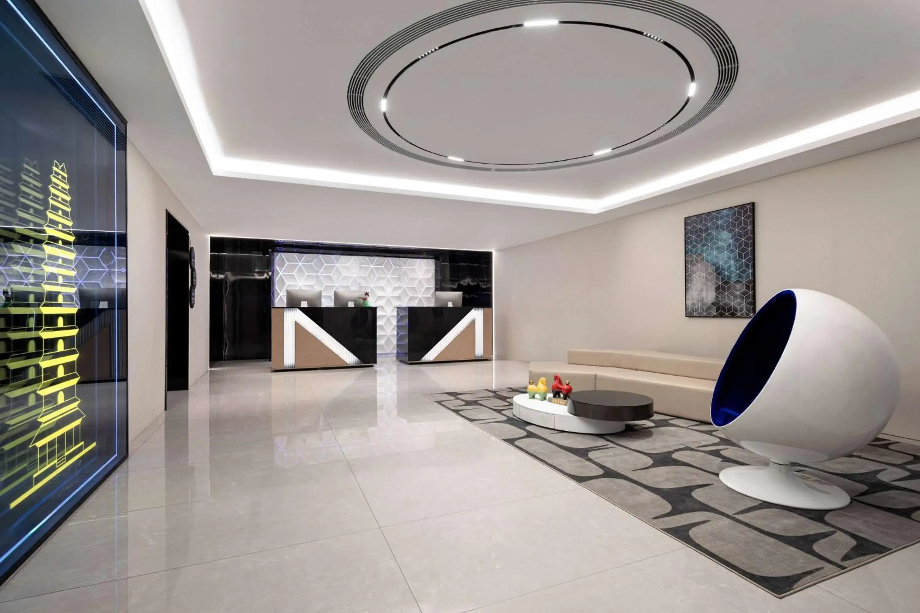 Lobby or reception in Microtel by Wyndham Xian Beilin Lobby or reception in Microtel by Wyndham Xian Beilin