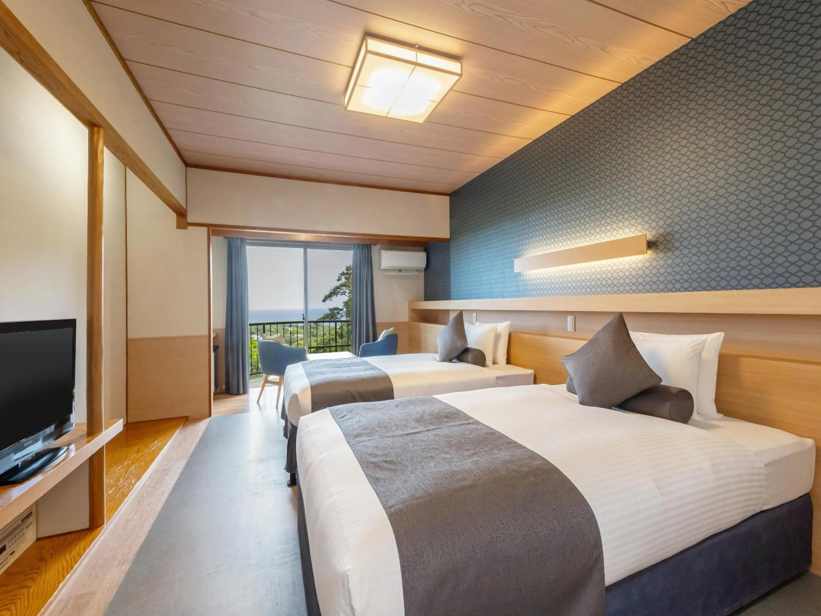 Photo of the whole room, Bed in Wan's Resort Jogasaki