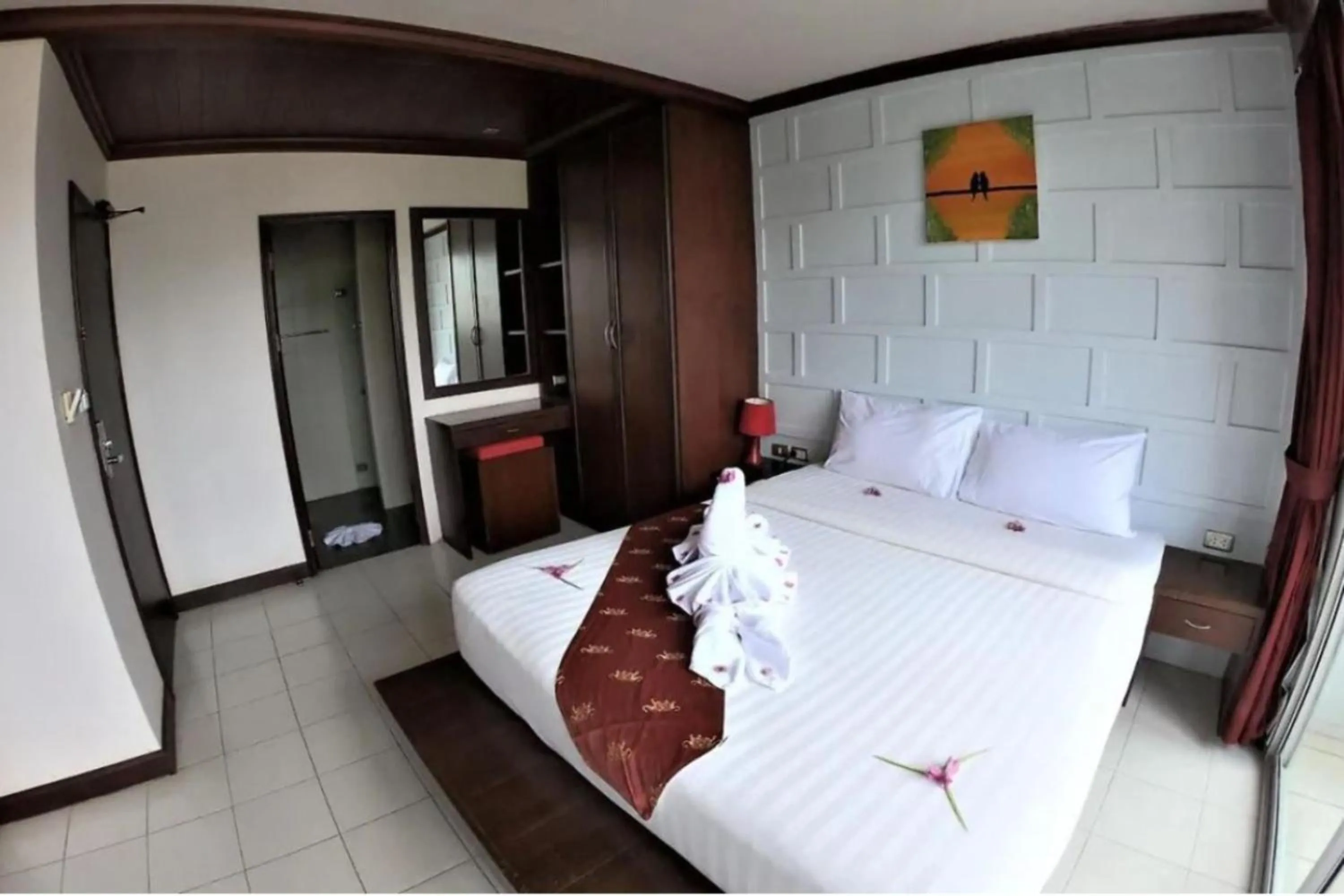 Bedroom, Bed in EBS Hostel Phuket