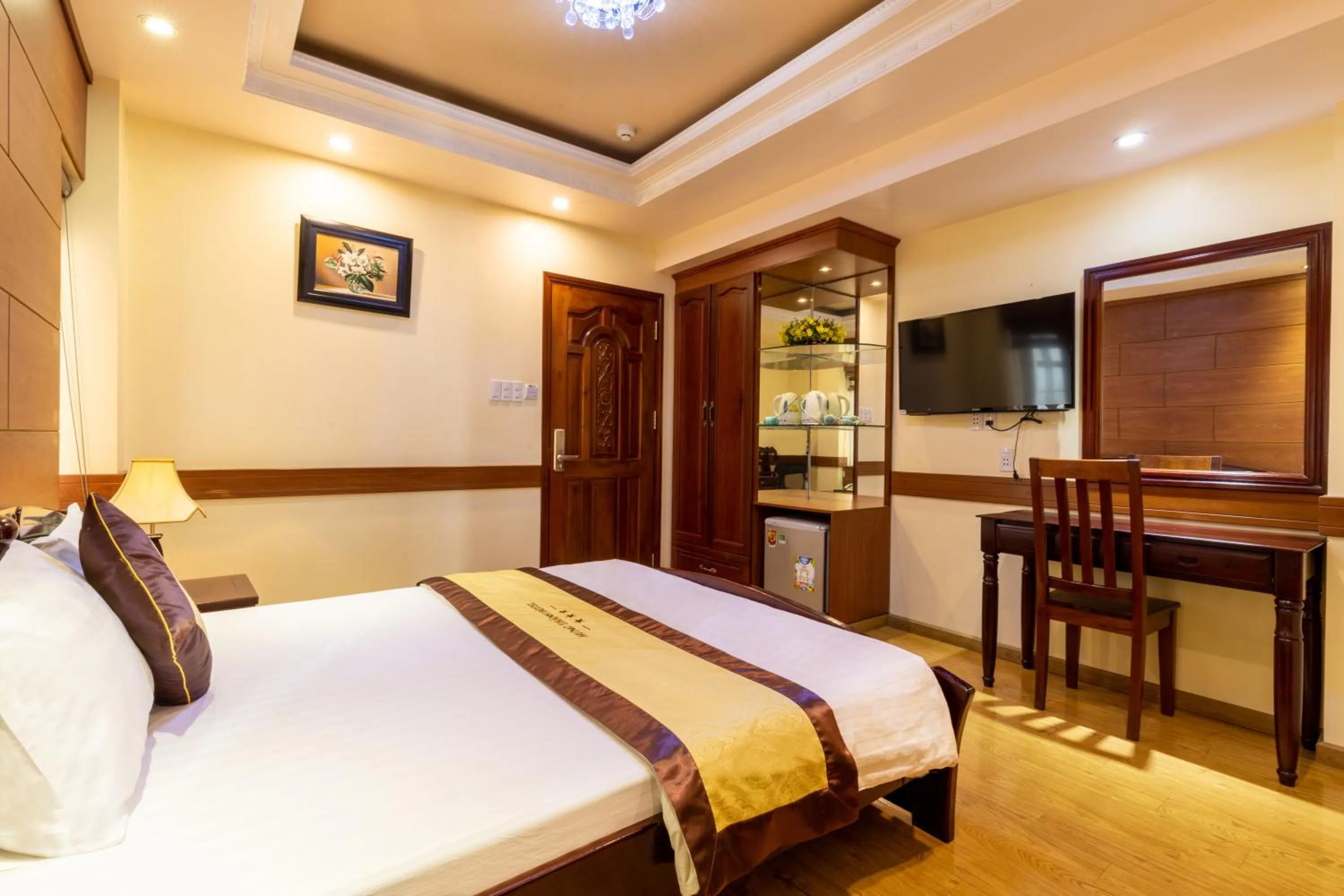 Bed in Hung Thanh Airport Hotel - Gần Siêu Thị Vincom